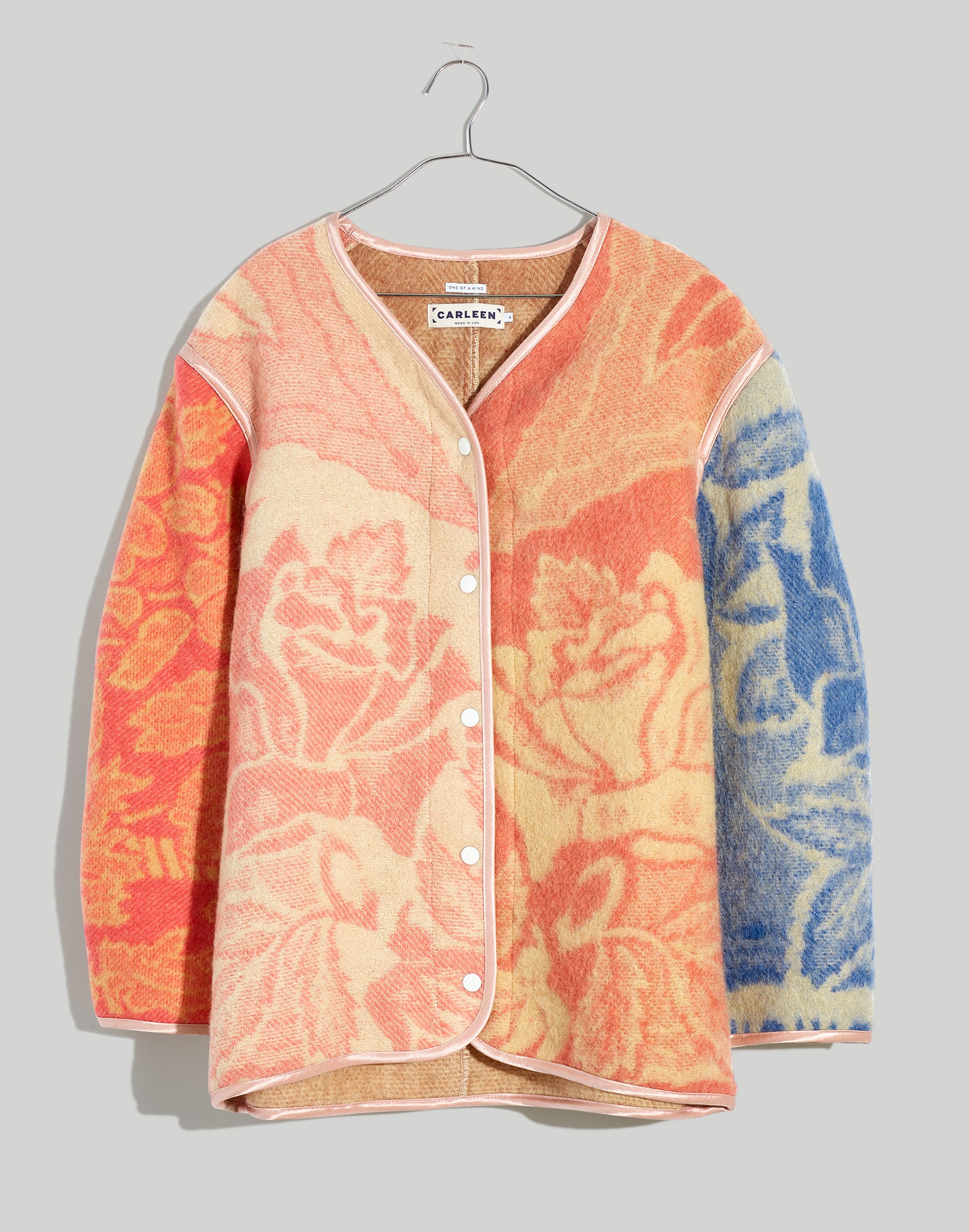 Carleen Upcycled Blanket Liner Jacket