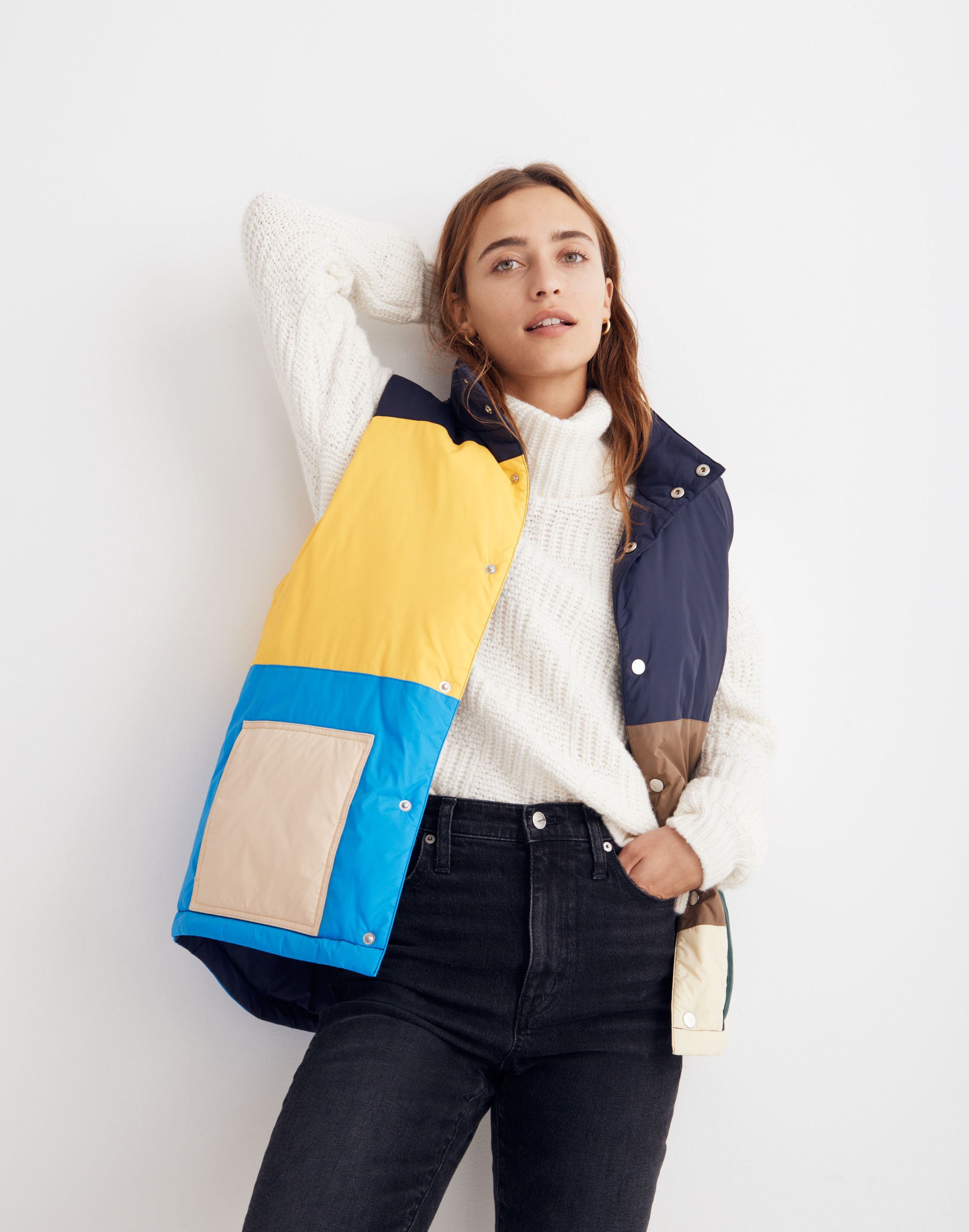 kule patchwork chandler vest