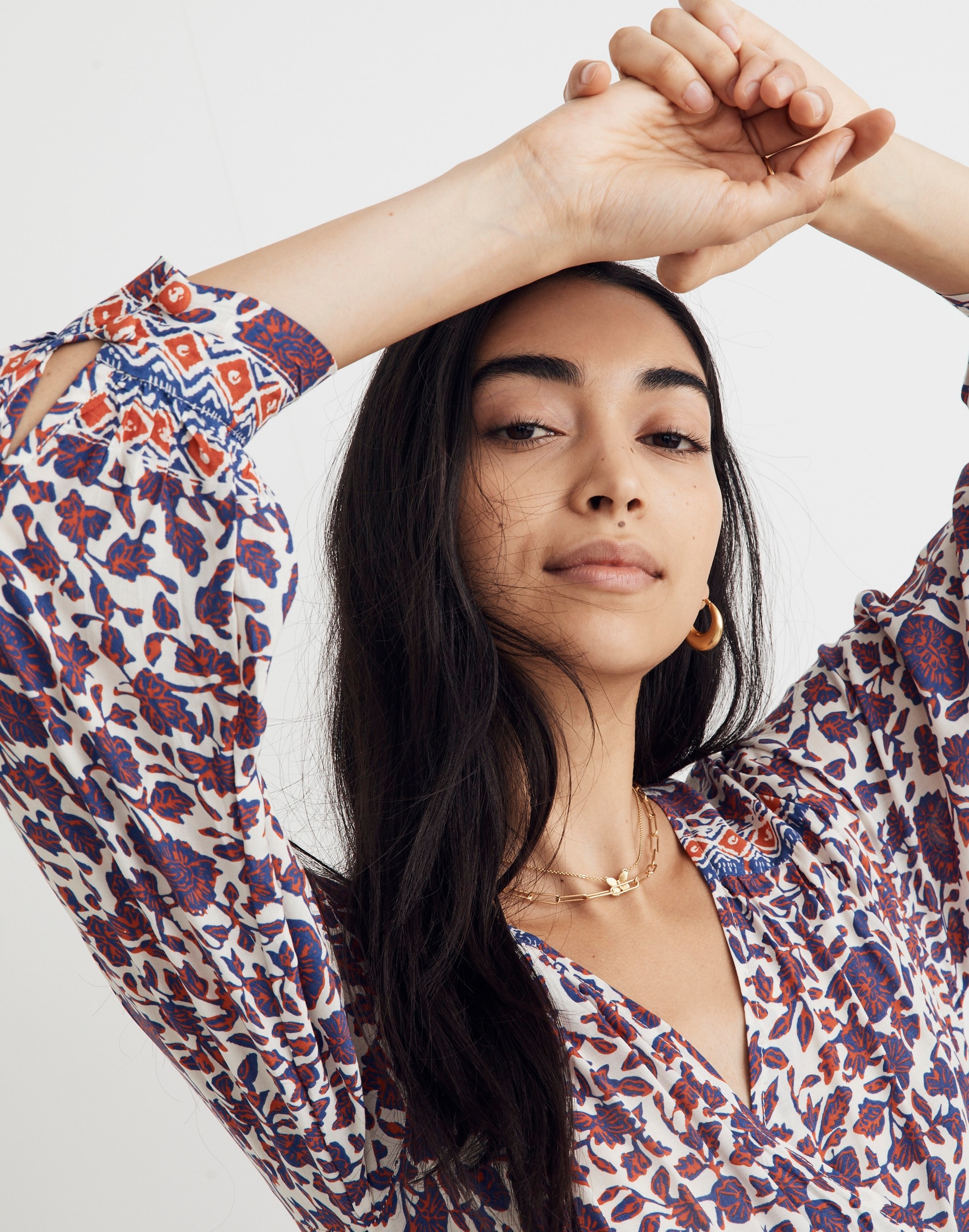 Natalie Martin Quilted Nina Jacket in Bloom Print