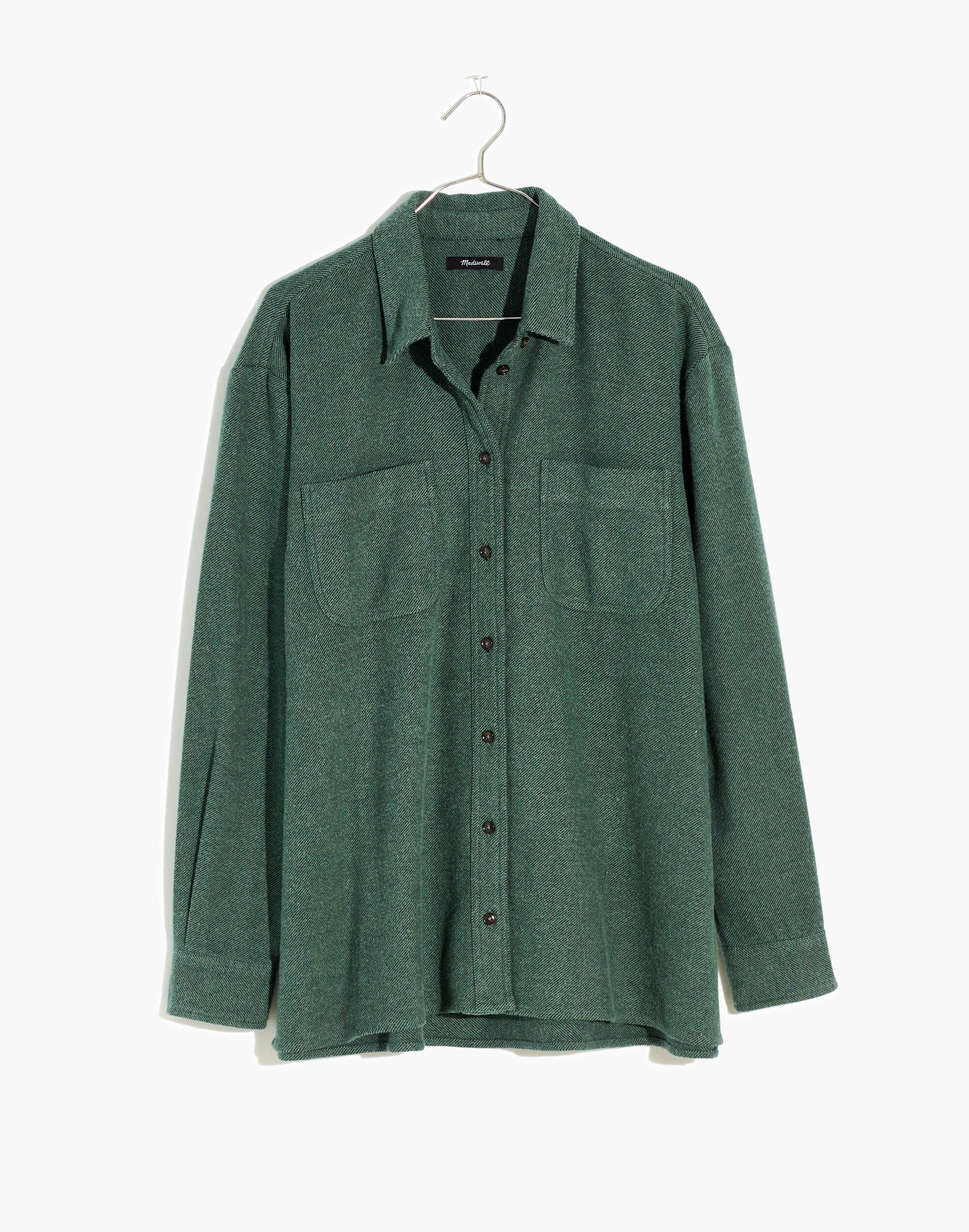 Plus Oversized Ex-Boyfriend Shirt in Flannel: Seamed Edition