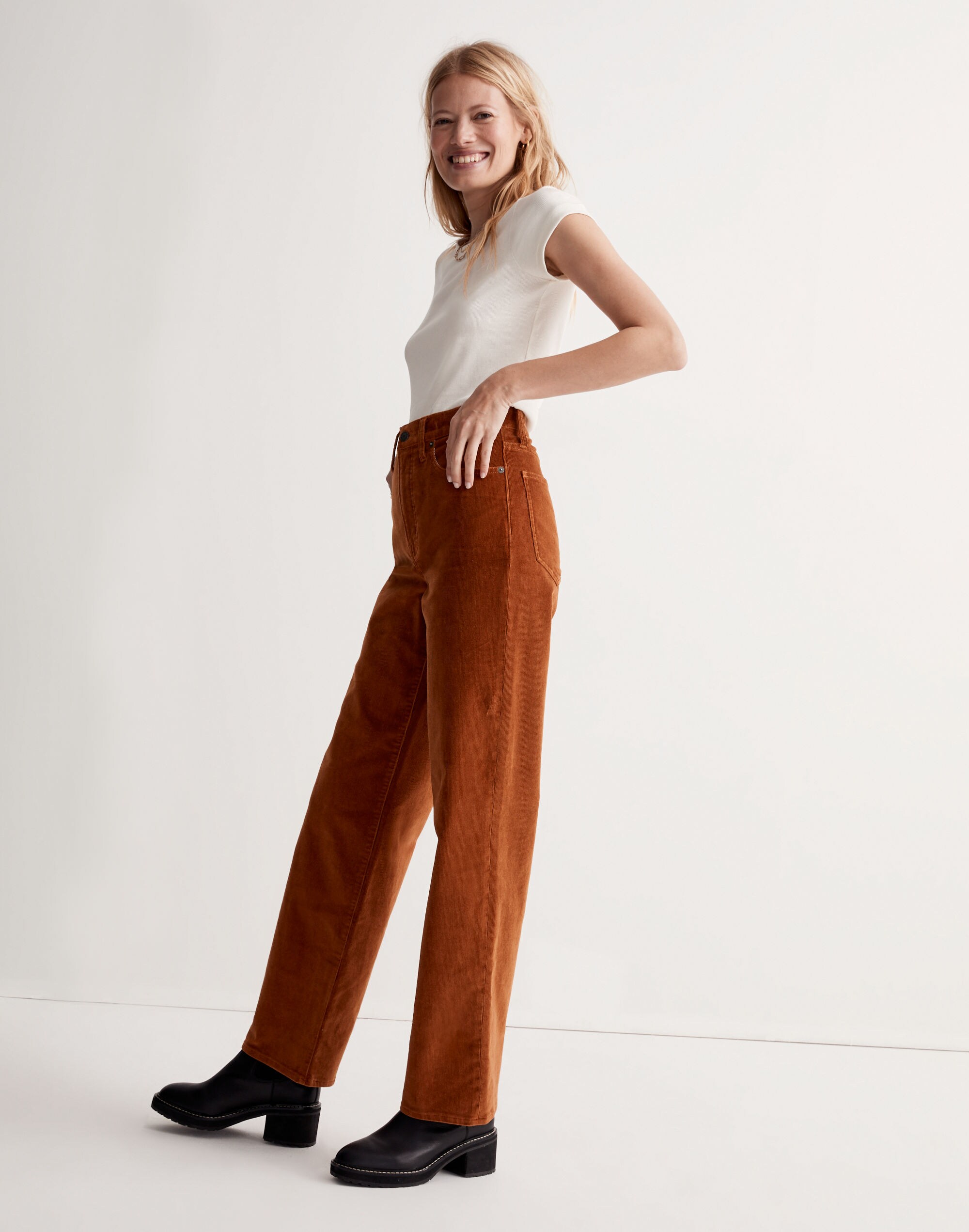 The Perfect Vintage Wide-Leg Pant: Corduroy Edition