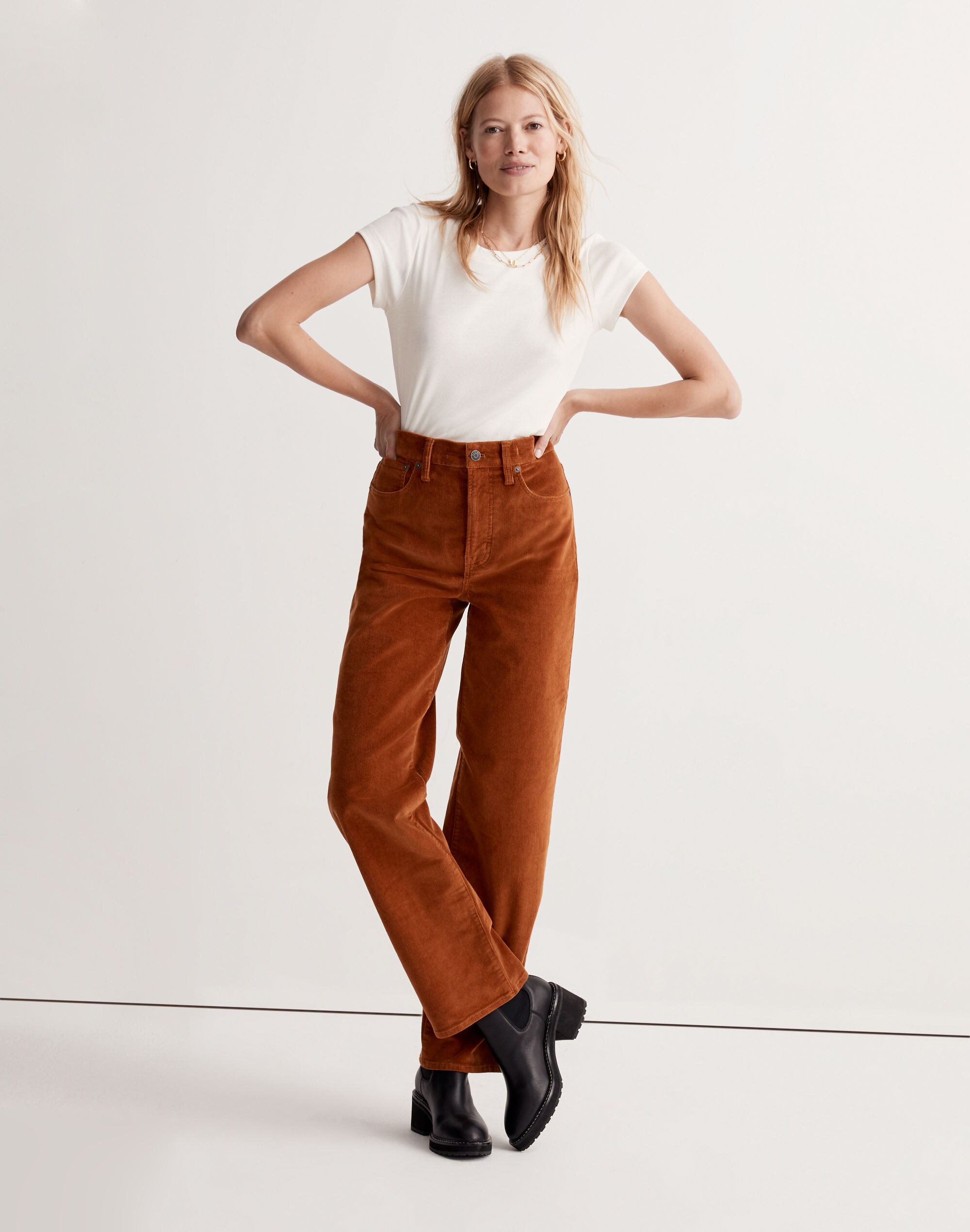 The Perfect Vintage Wide-Leg Pant: Corduroy Edition