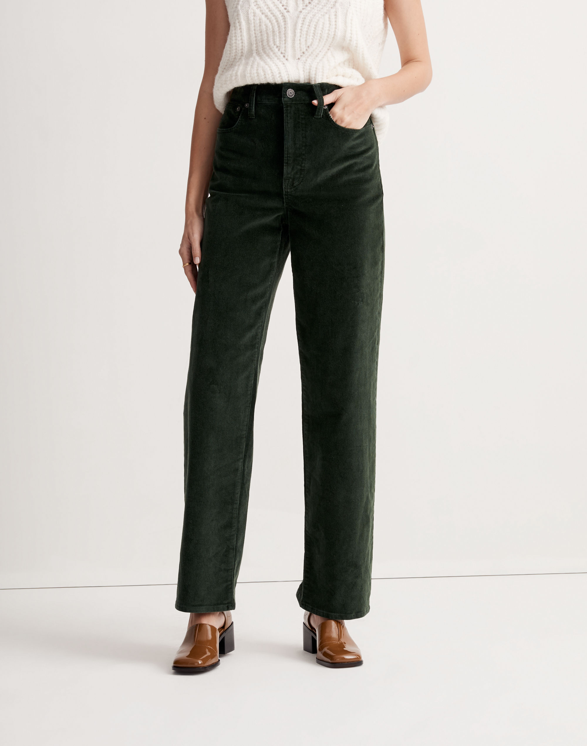 The Perfect Vintage Wide-Leg Pant: Corduroy Edition