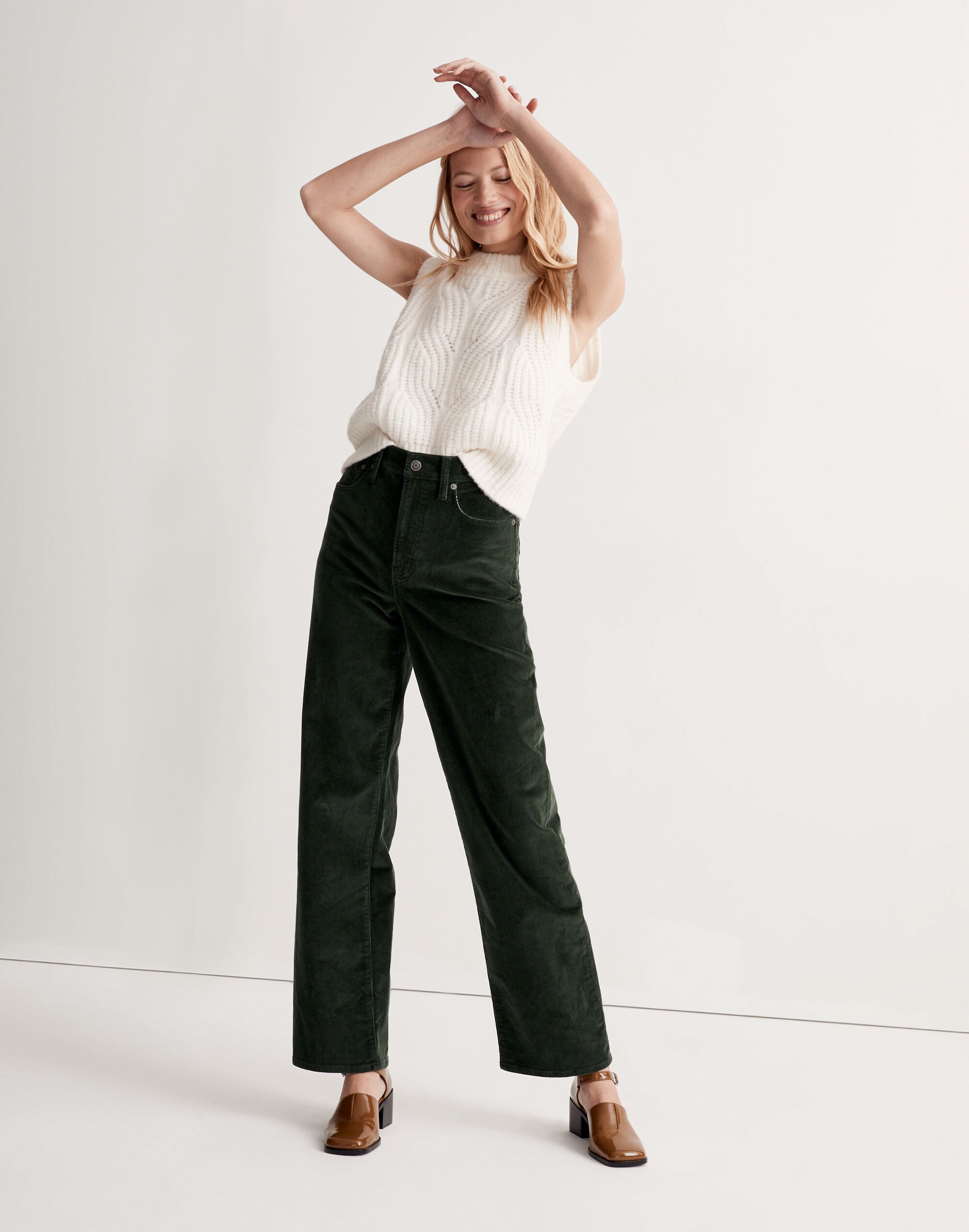 The Perfect Vintage Wide-Leg Pant: Corduroy Edition