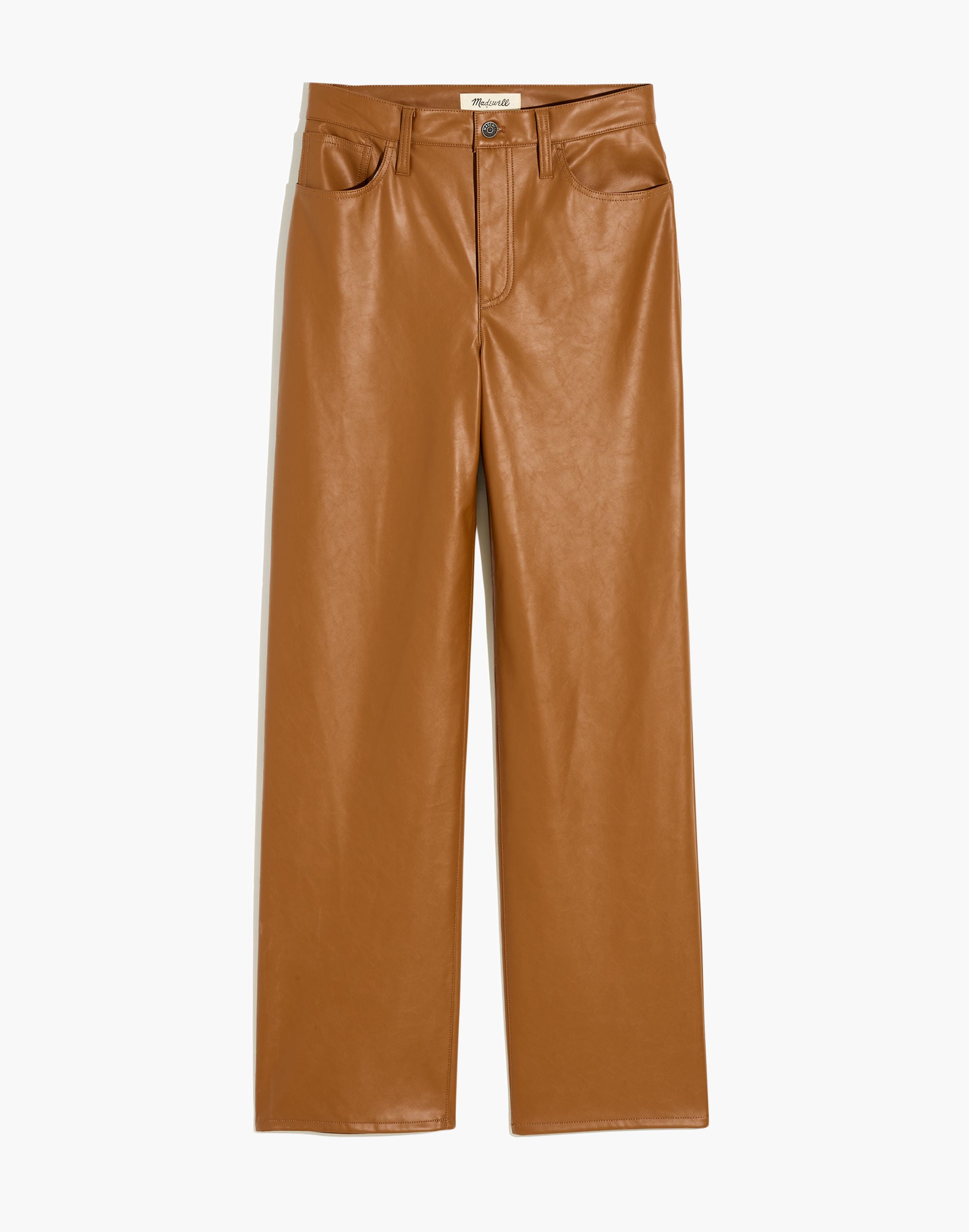 The Perfect Vintage Wide-Leg Pant: Faux Leather Edition | Madewell