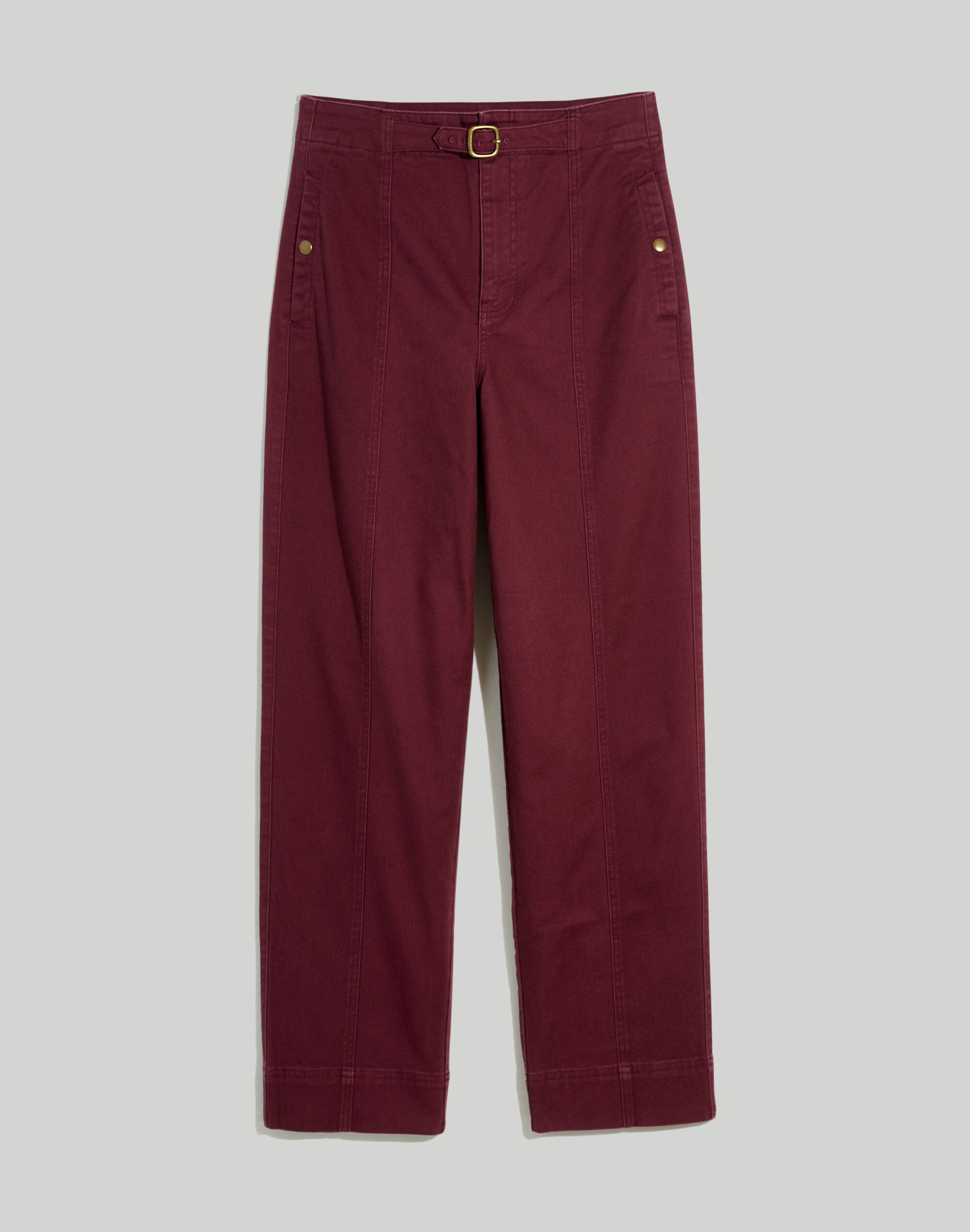 Straight-Leg Utility Pants
