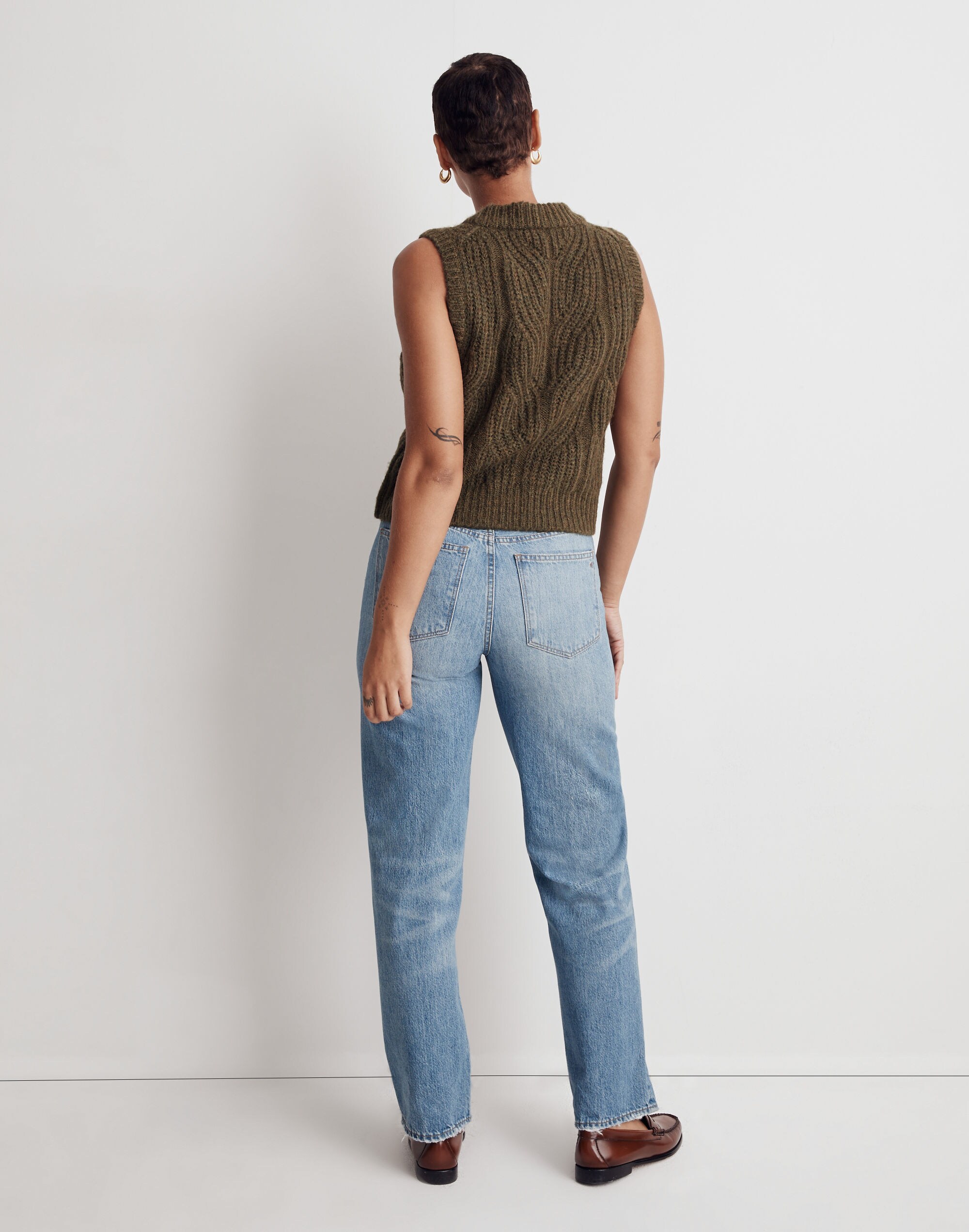 Pointelle Knowe Sweater Vest