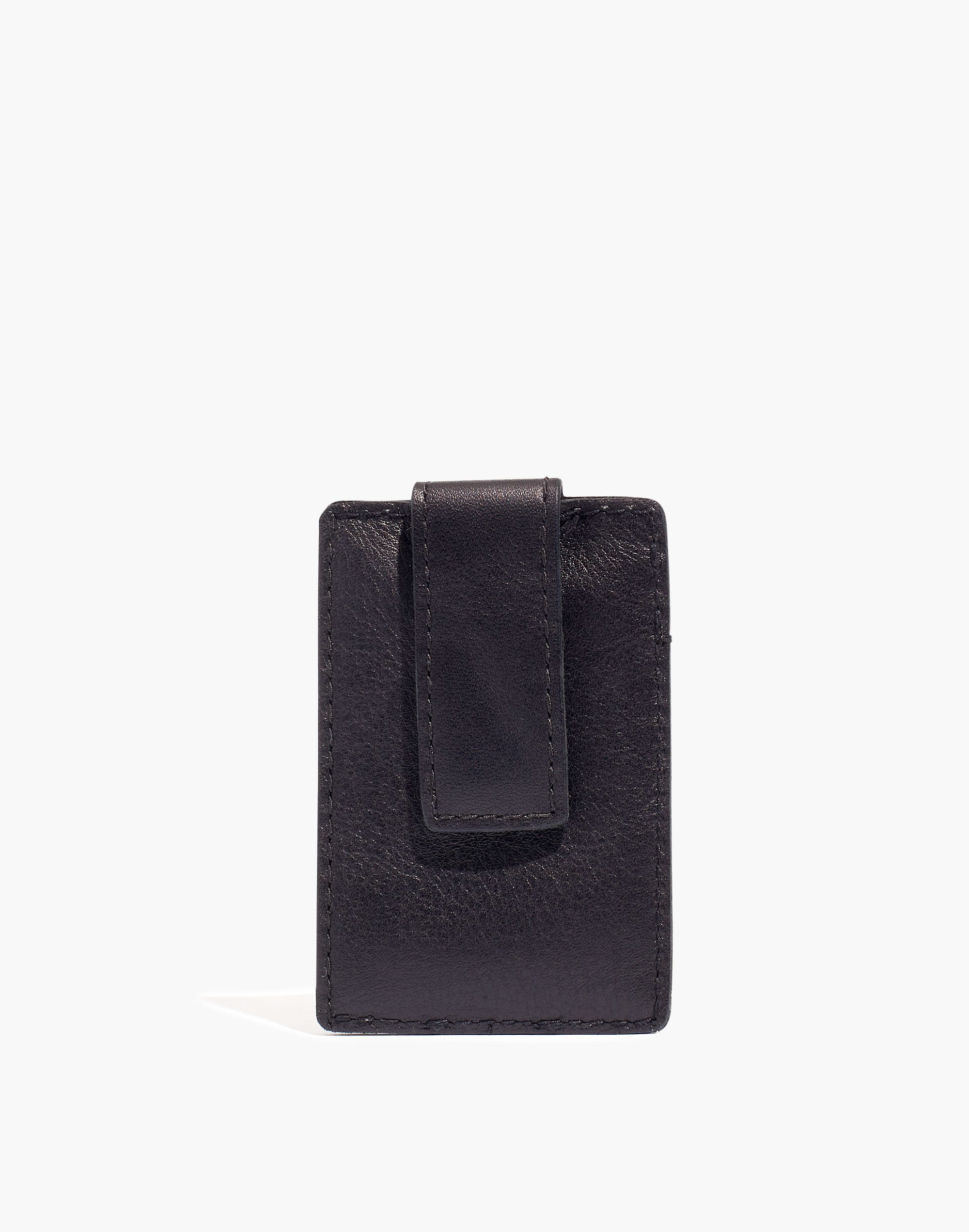 Leather Card Case with Magnet