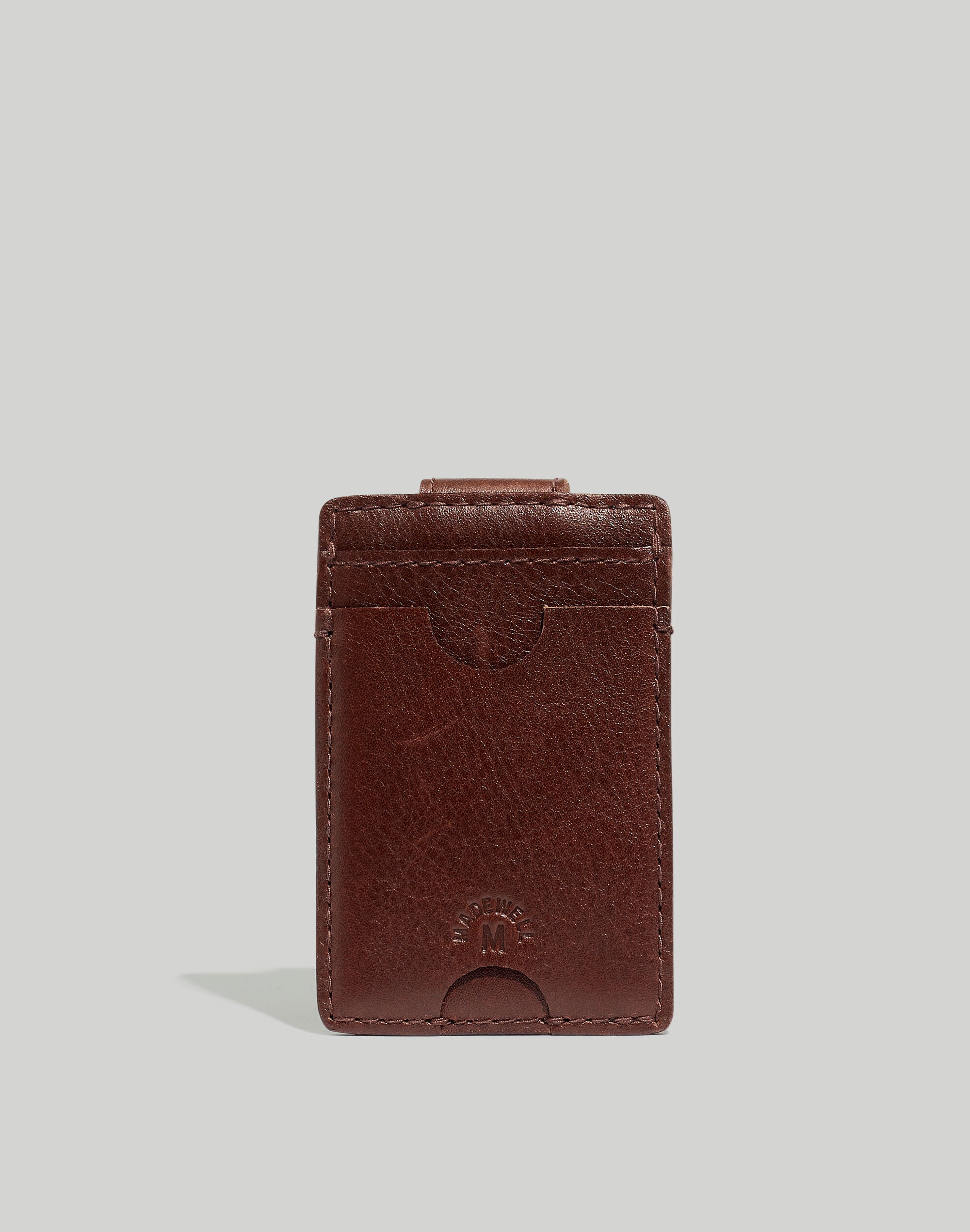 Leather Card Case with Magnet