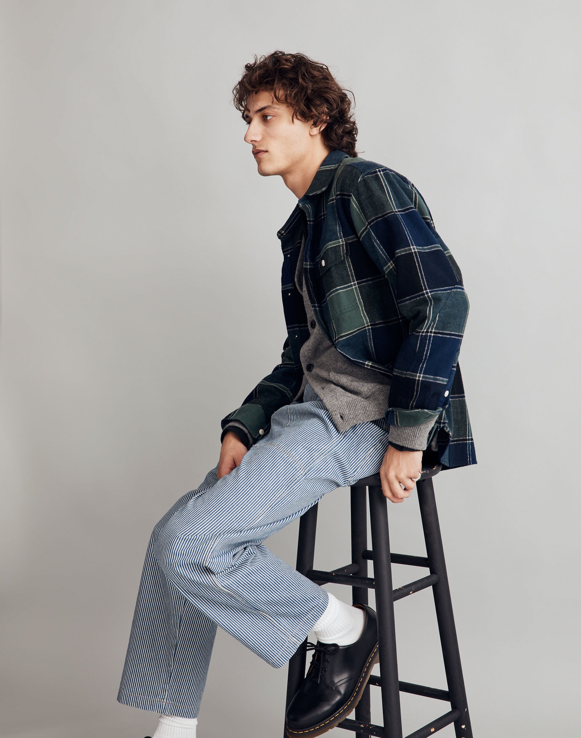 Flannel Work Shirt in Plaid