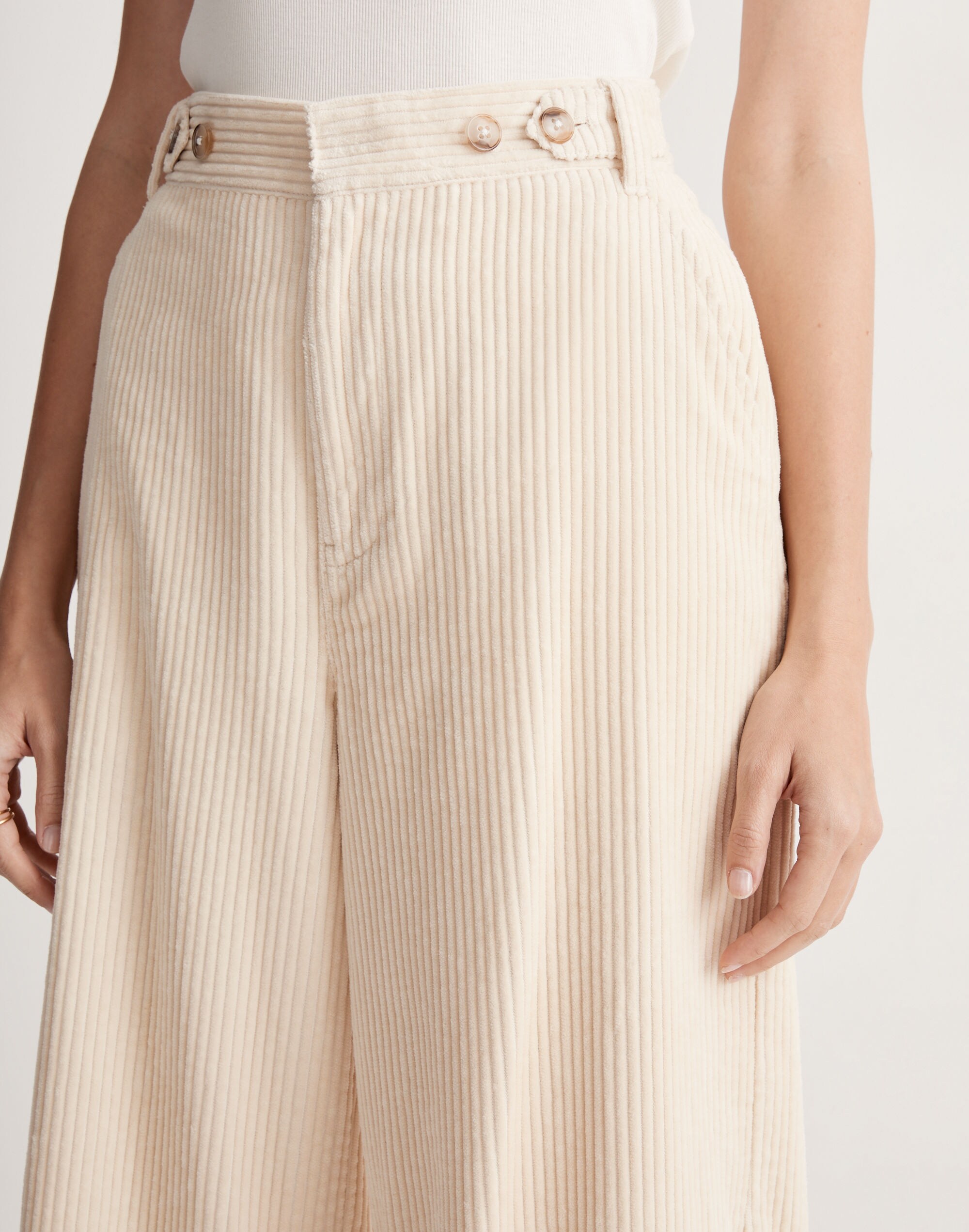 Corduroy Harlow Wide-Leg Pants