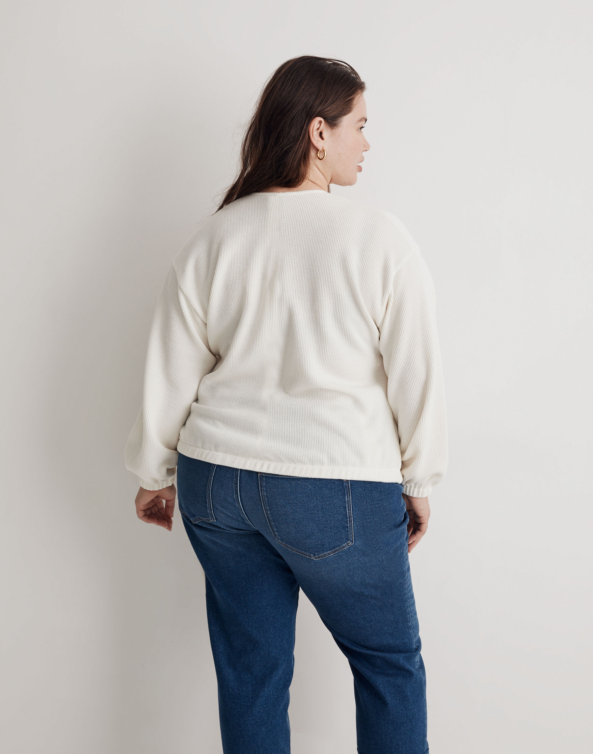 Plus Ottoman Knit Wrap Top