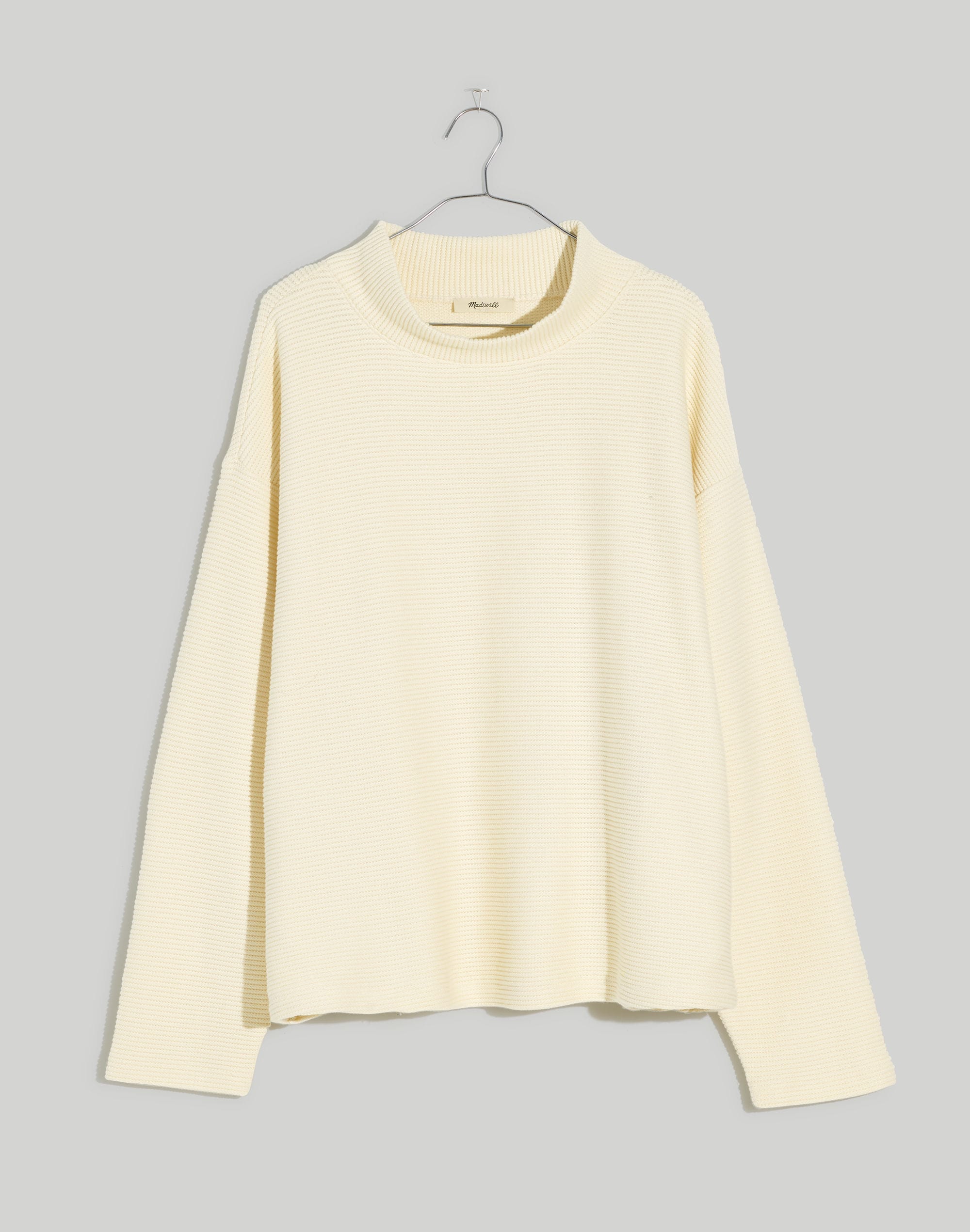 Plus Funnelneck Drop-Shoulder Top