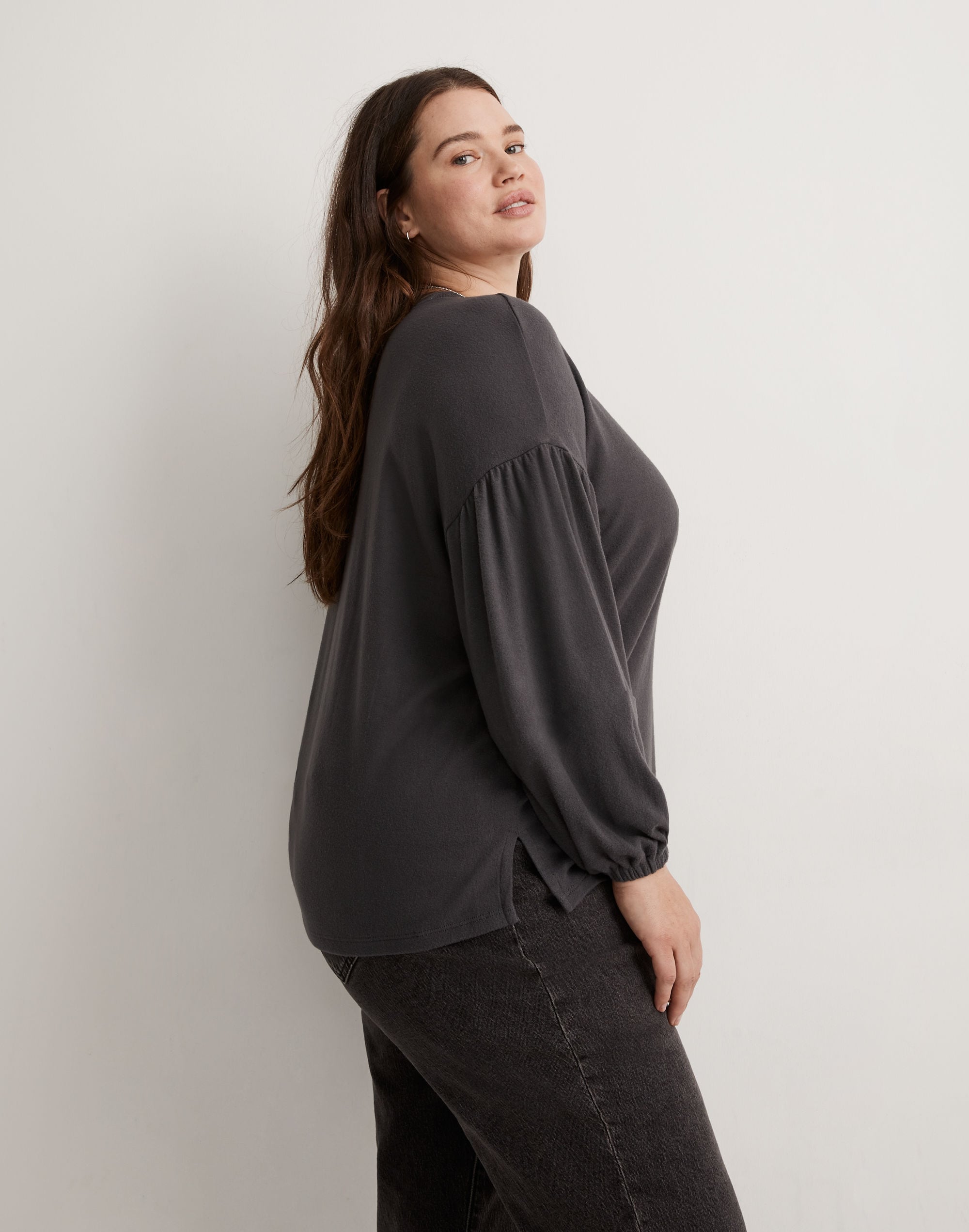 Plus Dreamiest Knit Long-Sleeve Tee