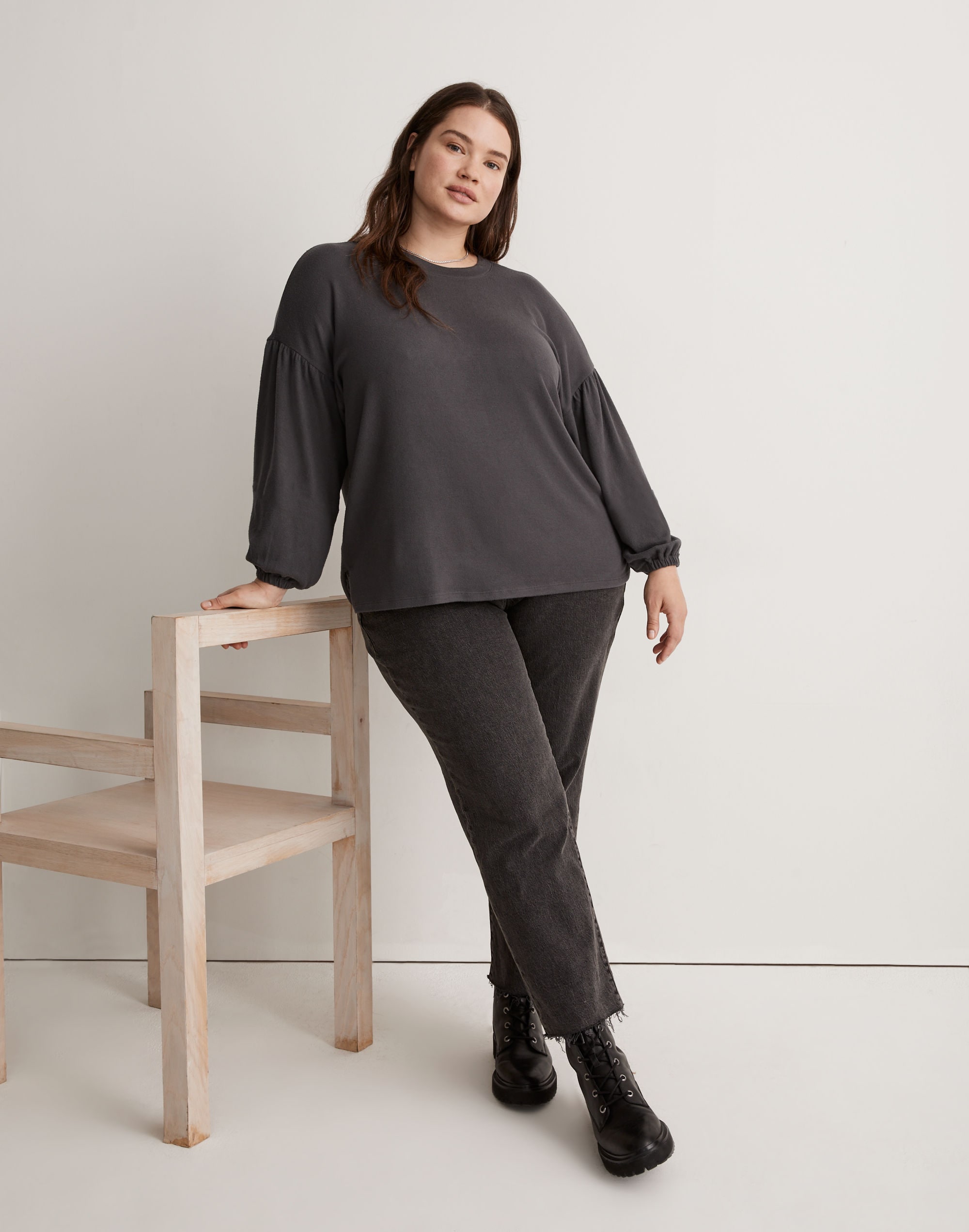 Plus Dreamiest Knit Long-Sleeve Tee