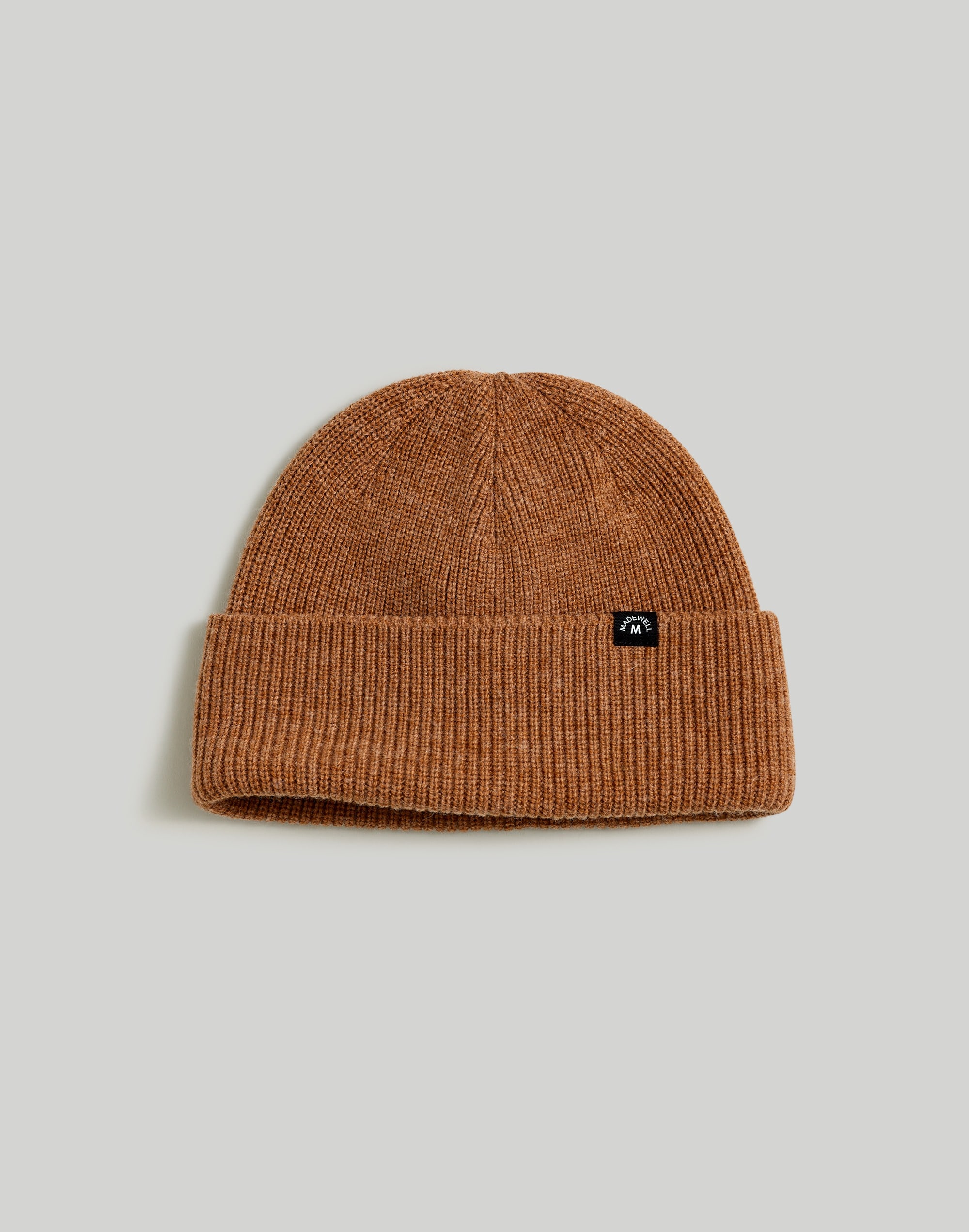 Mw Ribbed Cuffed Beanie In Stable