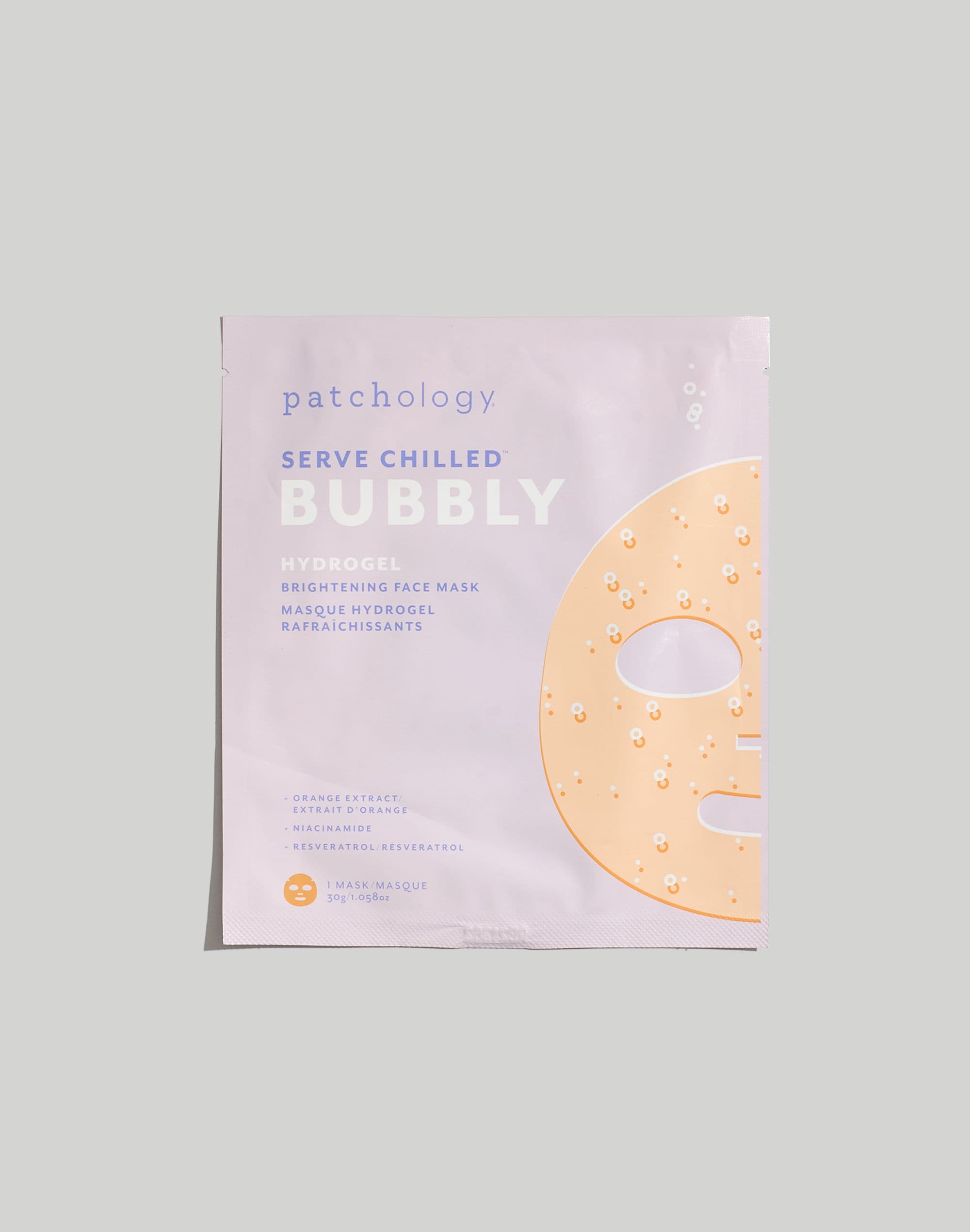 Patchology&reg; Bubbly Cheeks Face Mask
