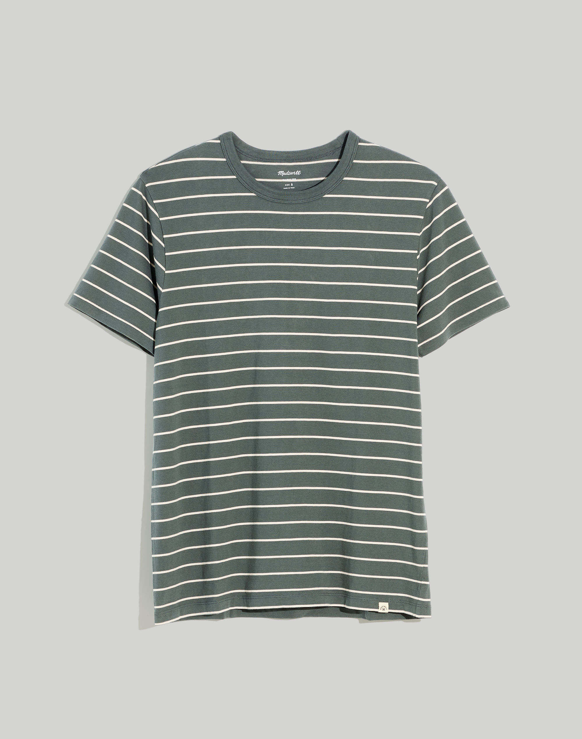 Allday Tee in Witherby Stripe