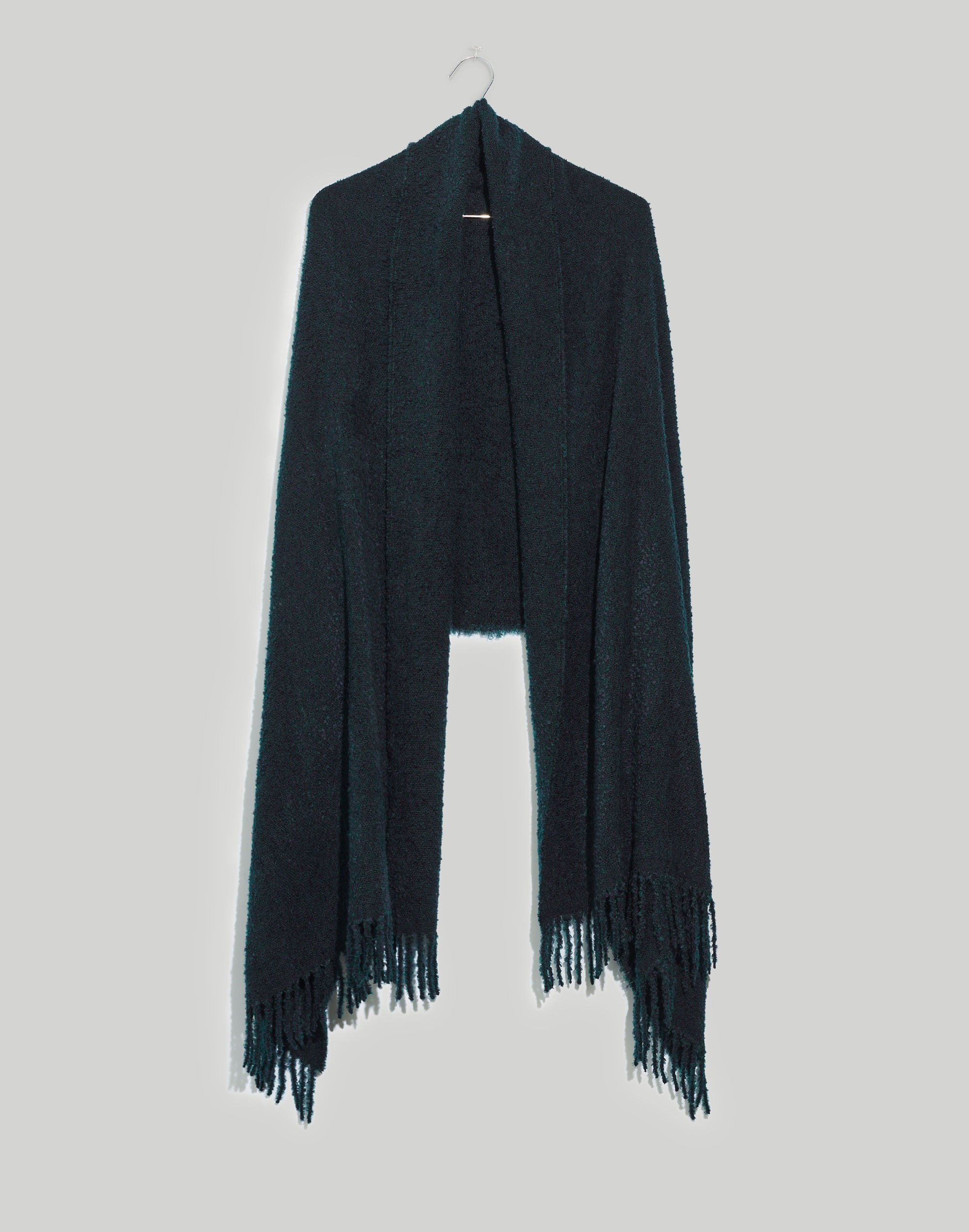 Fringed Nubby Scarf
