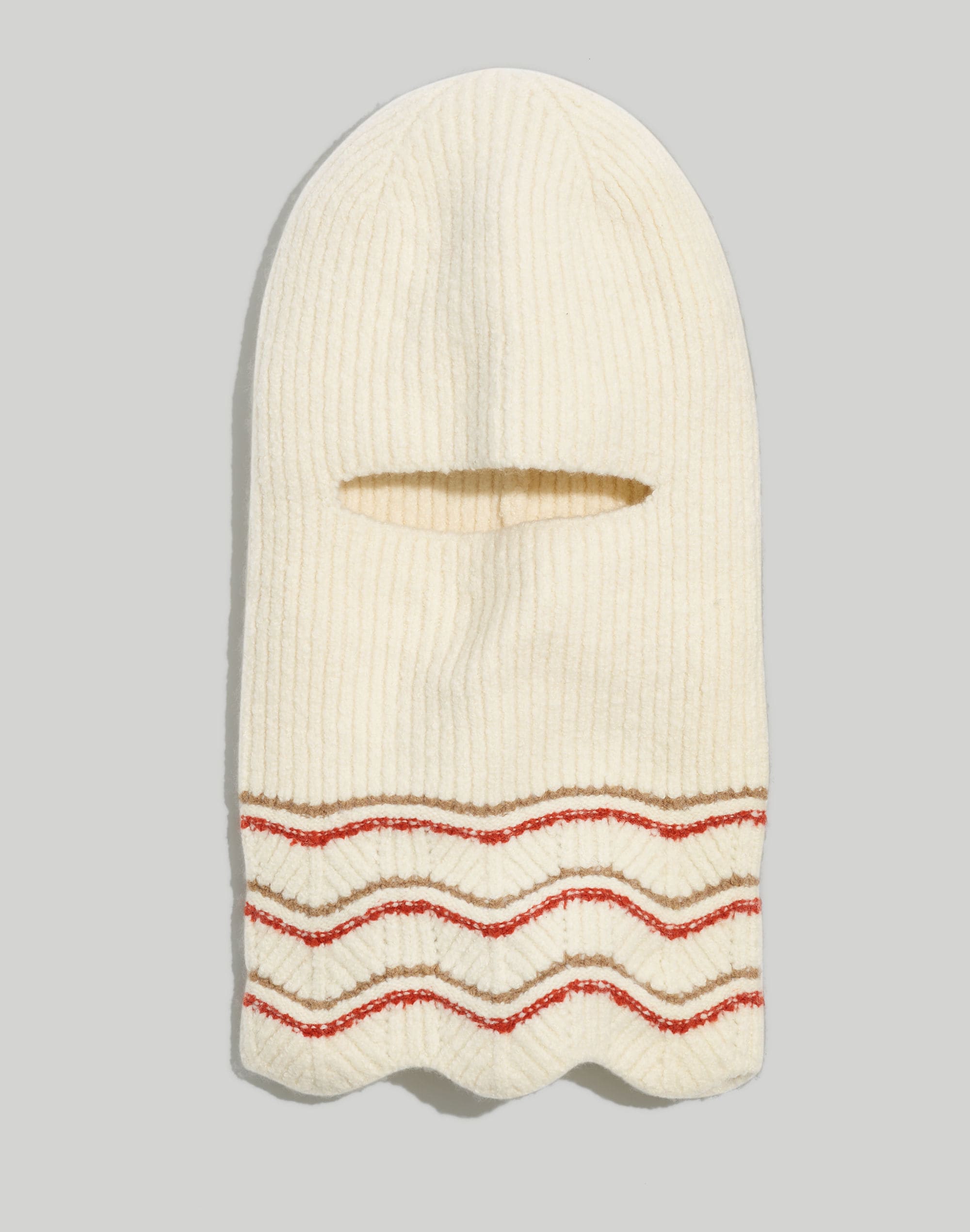 Ribbed-Knit Balaclava: Retro Edition