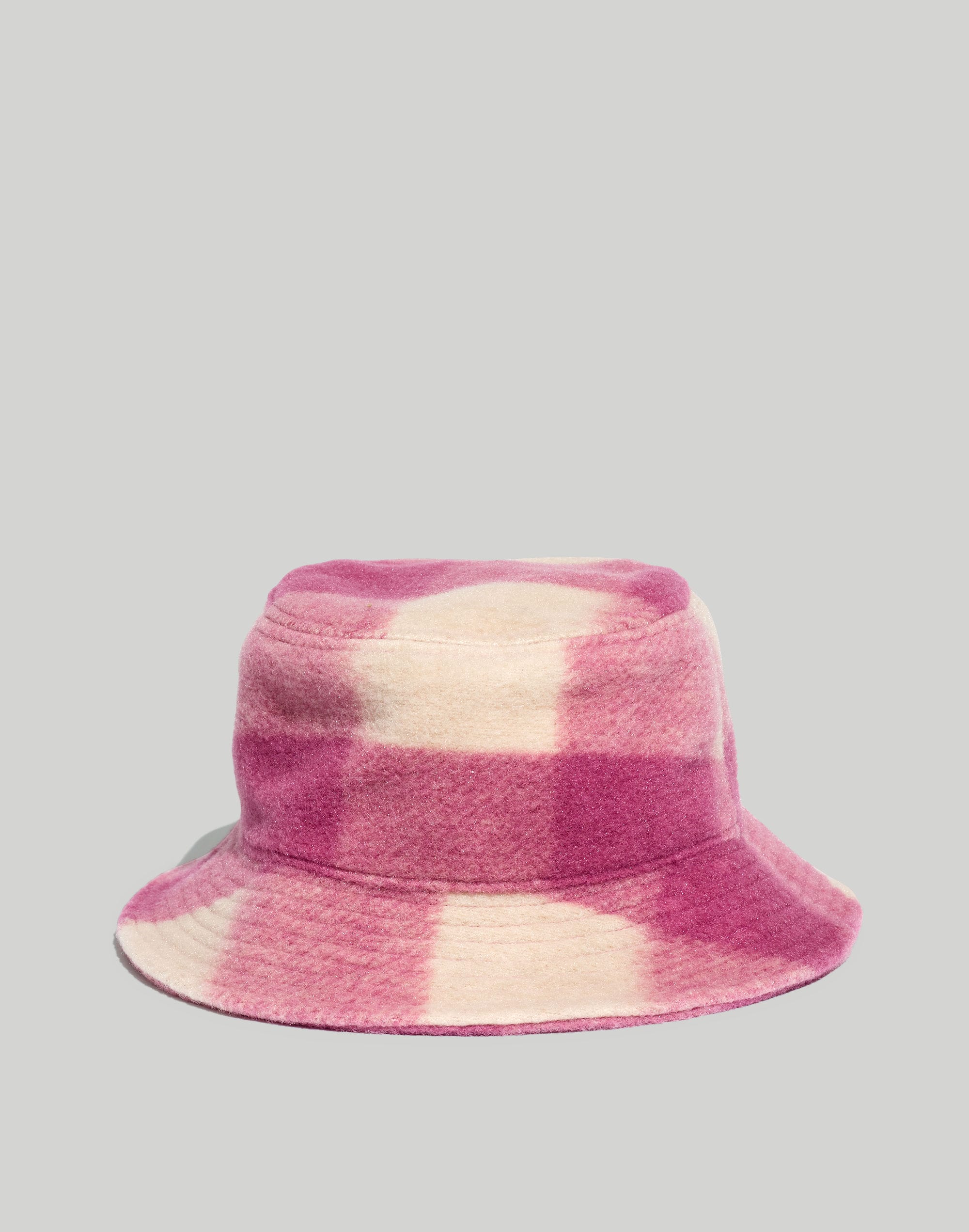 plaid bucket hat