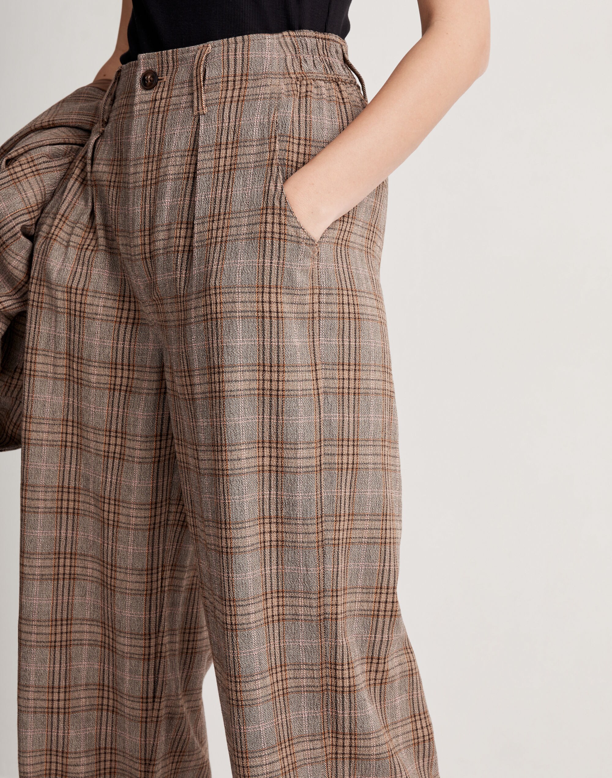 The Neale Straight-Leg Pant in Ghent Plaid