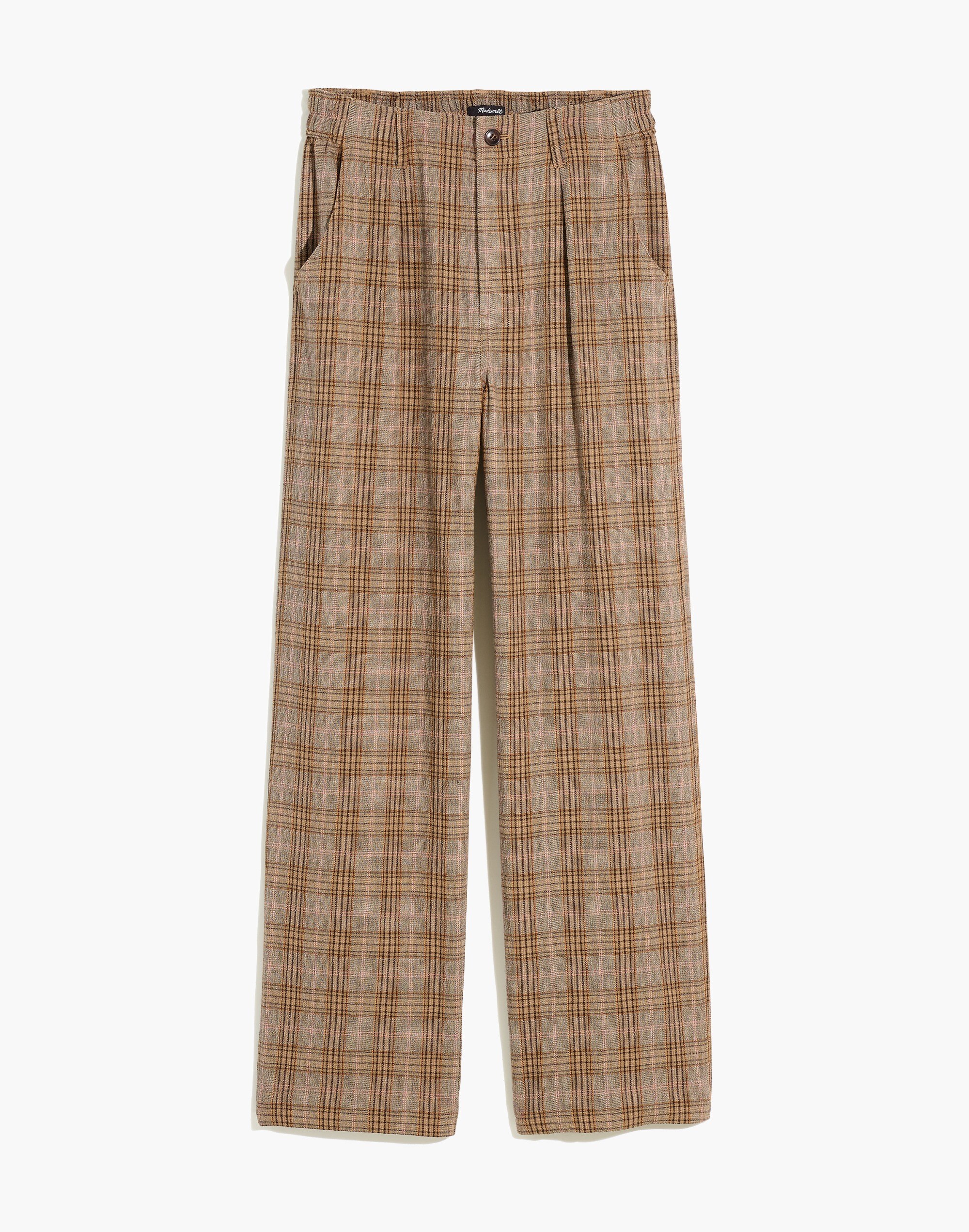The Neale Straight-Leg Pant in Ghent Plaid