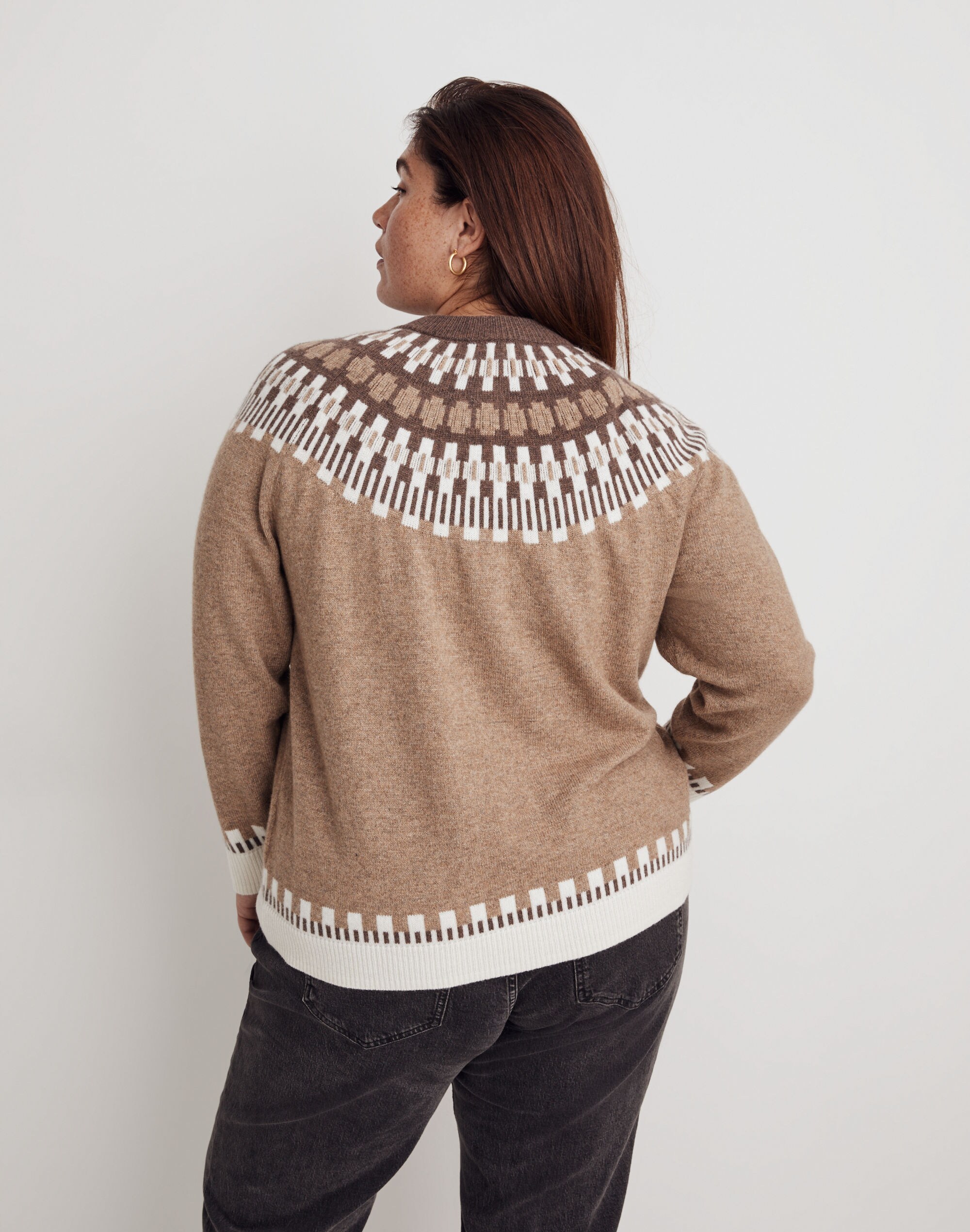 Plus Fair Isle Frankfort Cardigan Sweater