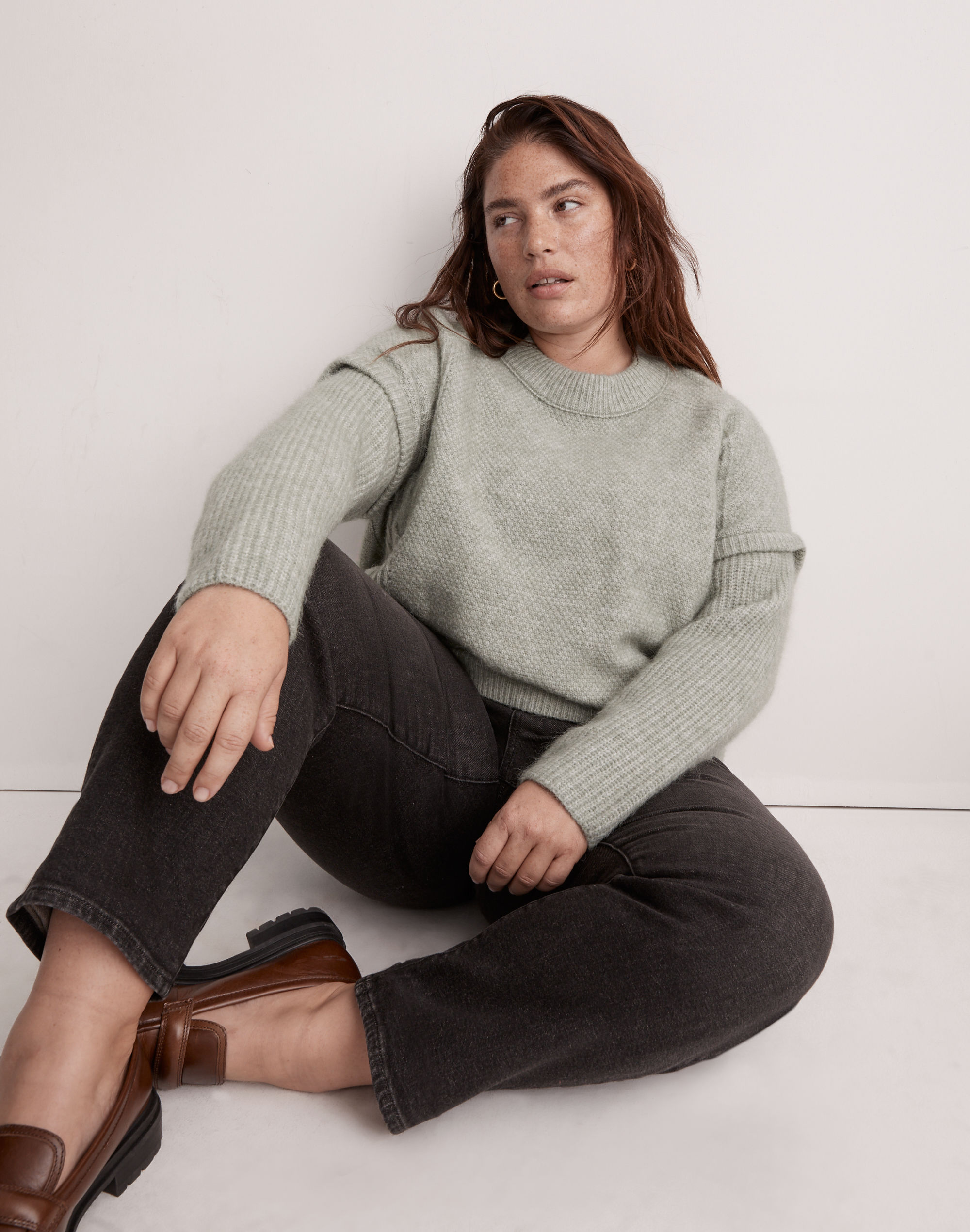 Plus Cable Havener Pullover Sweater