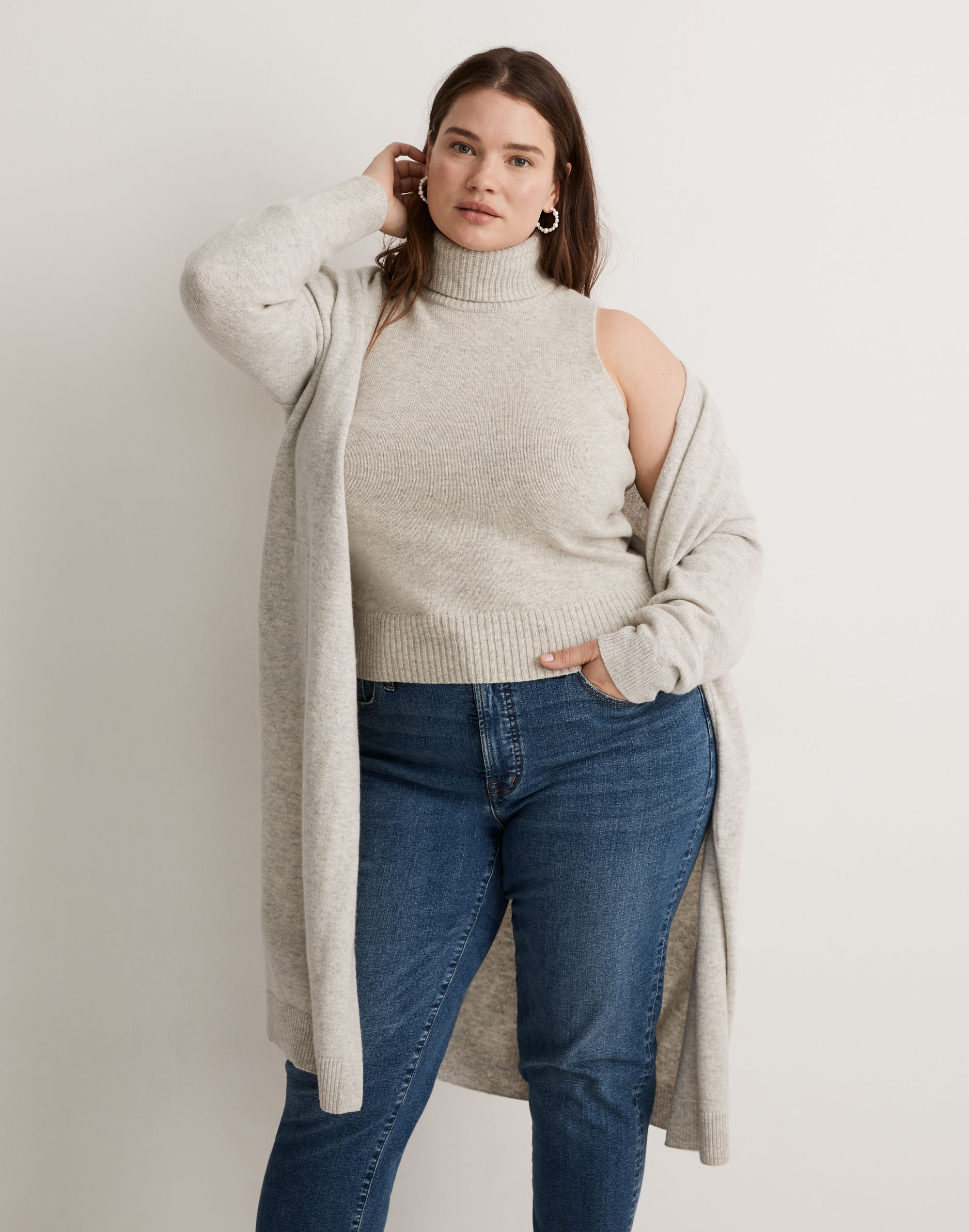Plus Hallowell Turtleneck Sweater Tank