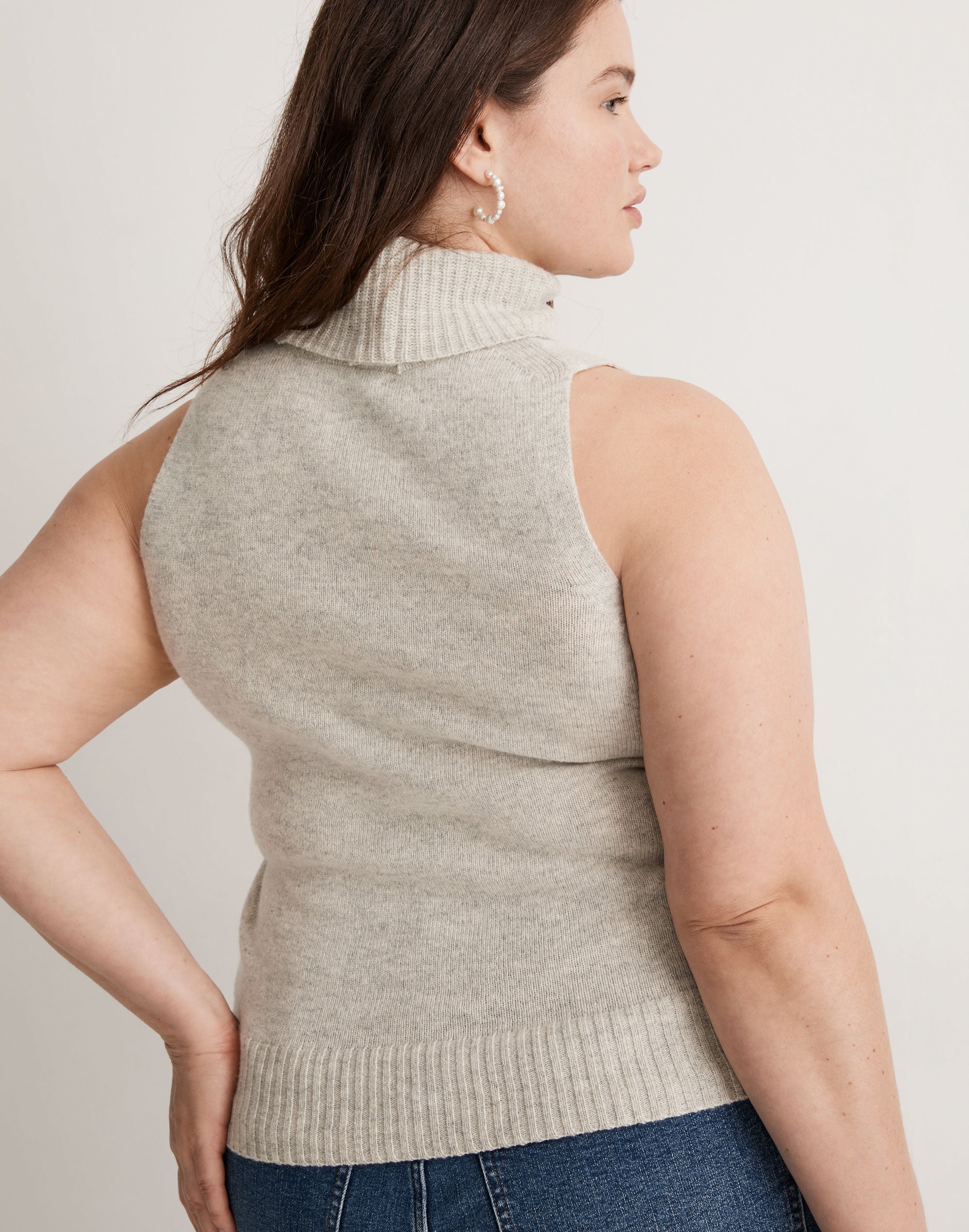 Plus Hallowell Turtleneck Sweater Tank