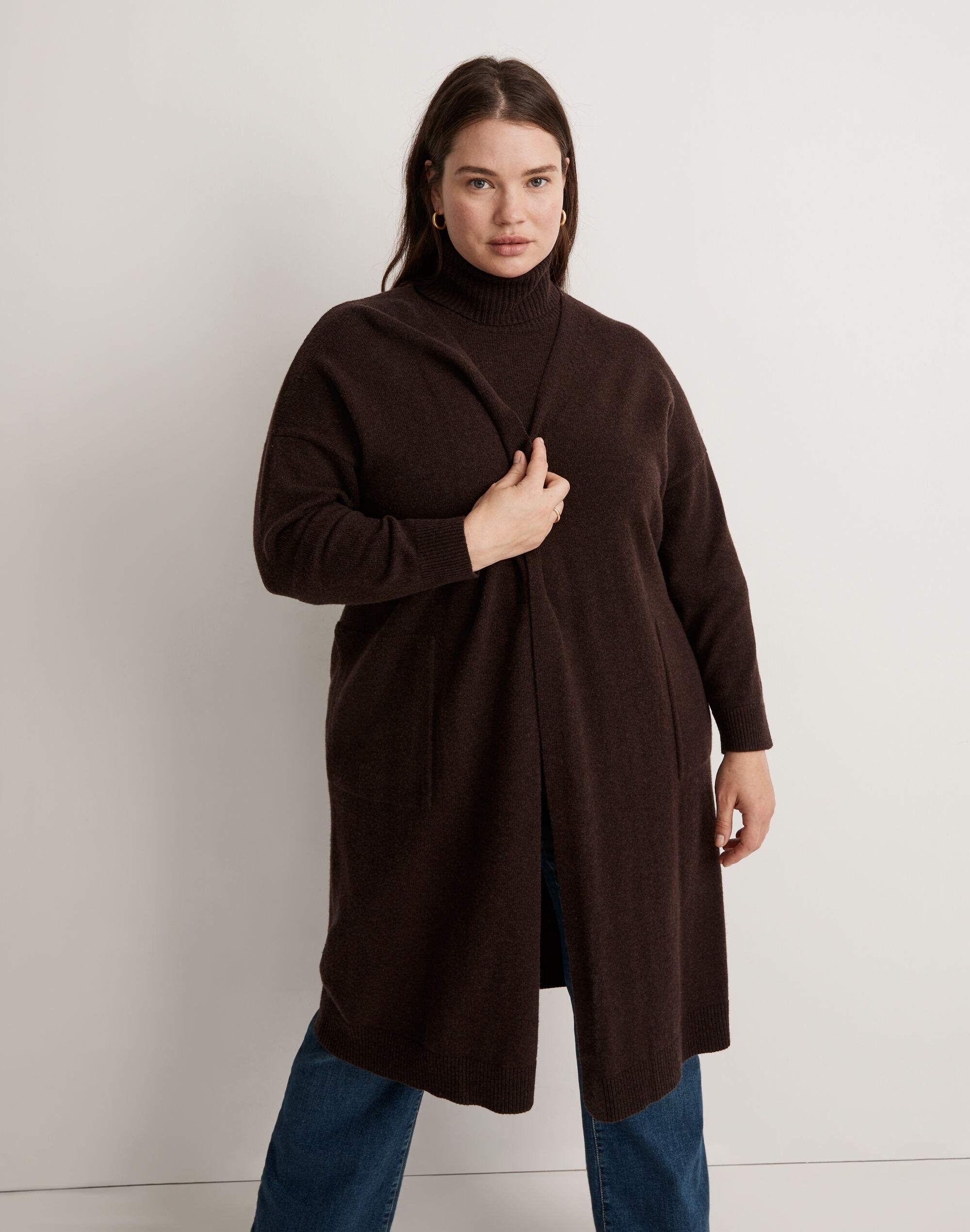 Plus Duster Cardigan Sweater