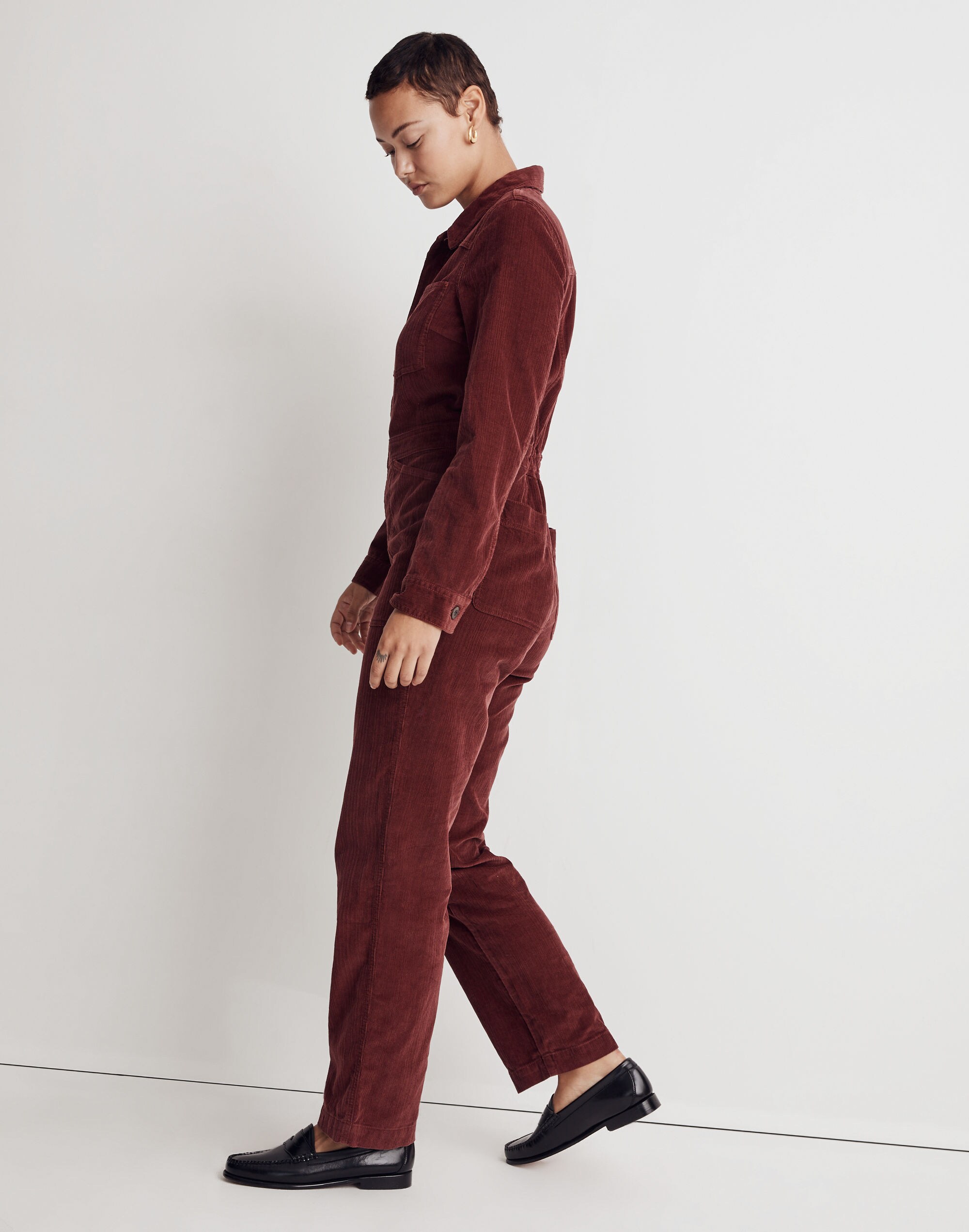 Corduroy Belted Jumpsuit | Madewell
