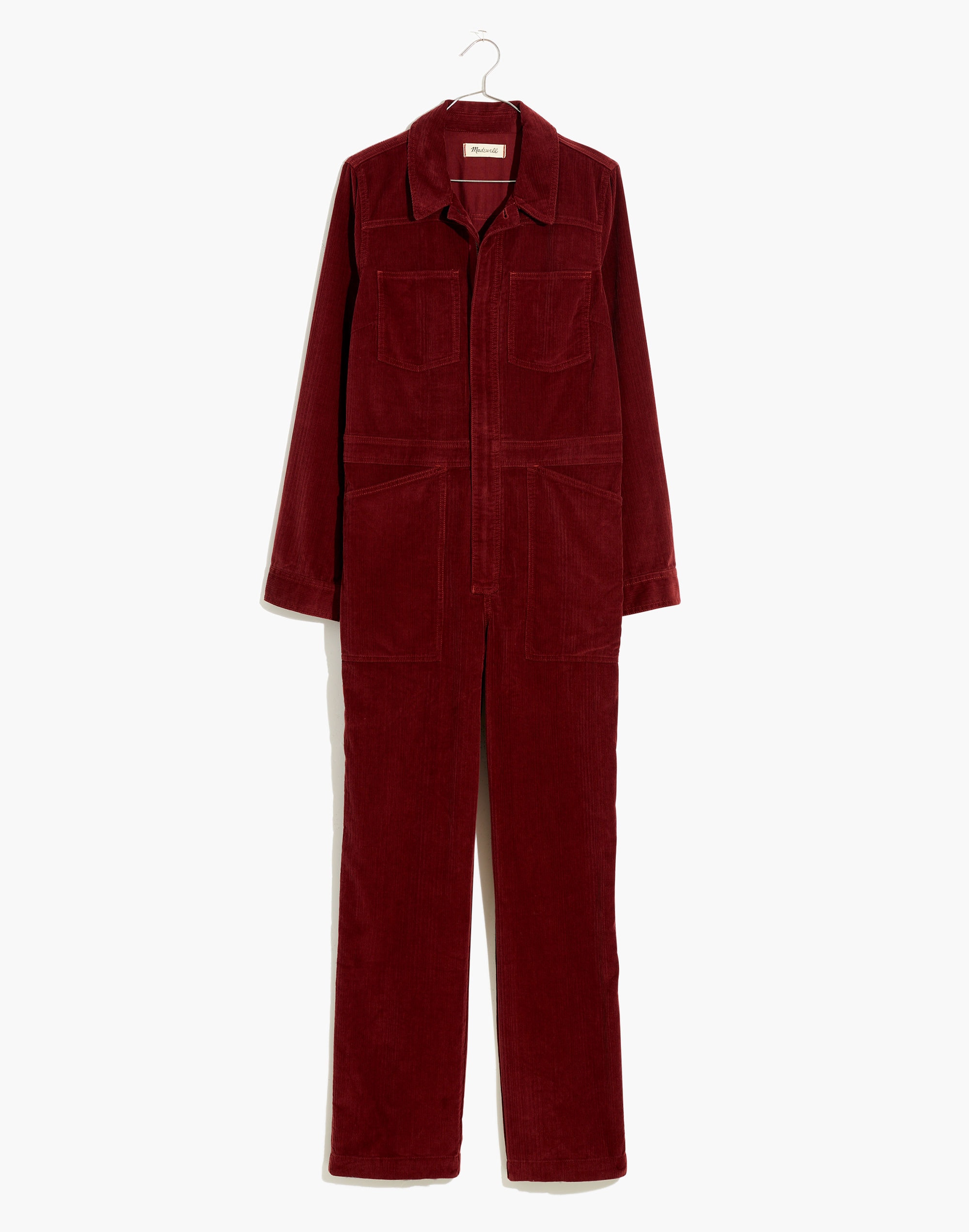 Corduroy Belted Jumpsuit