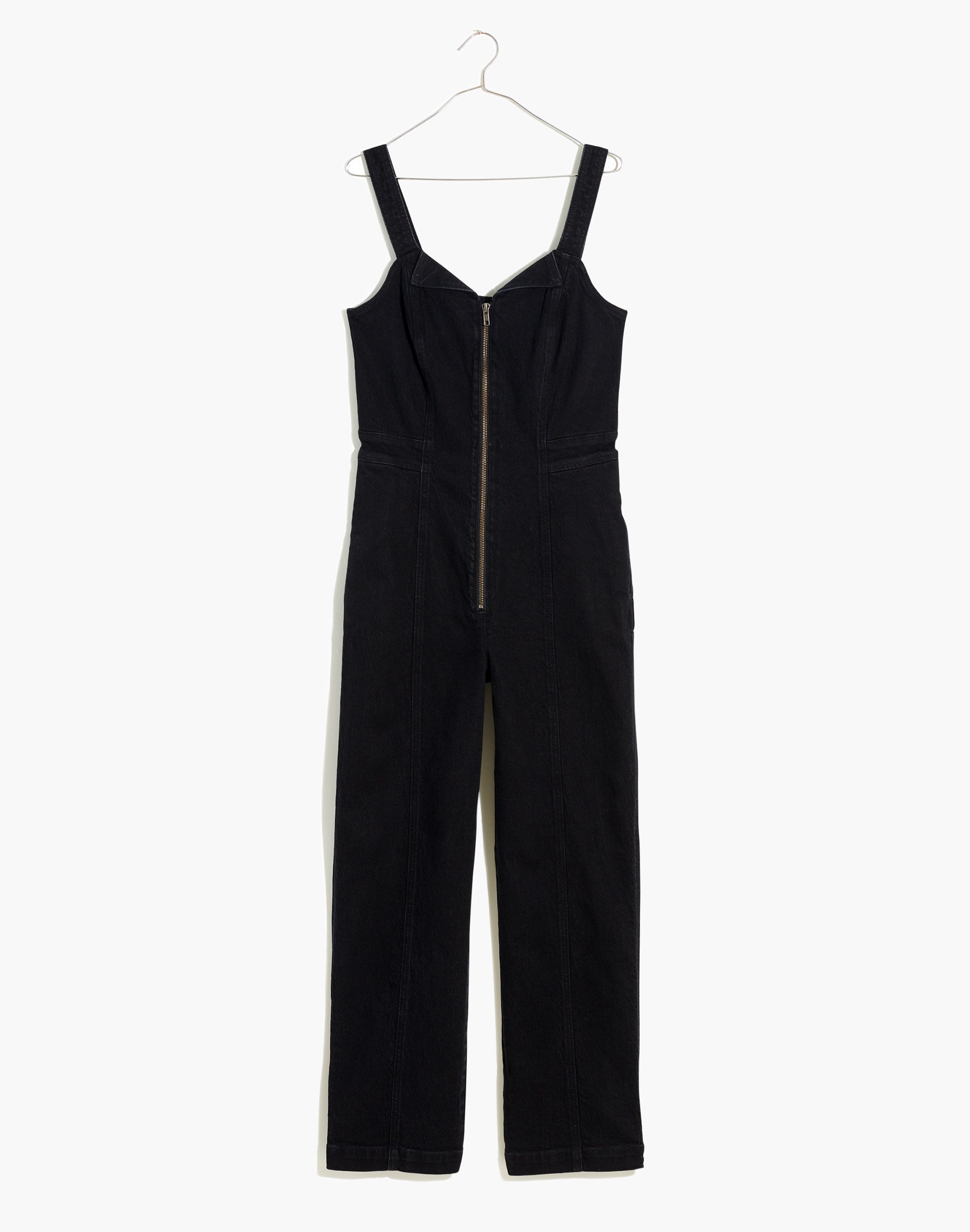 Denim Zip-Front Jumpsuit | Madewell