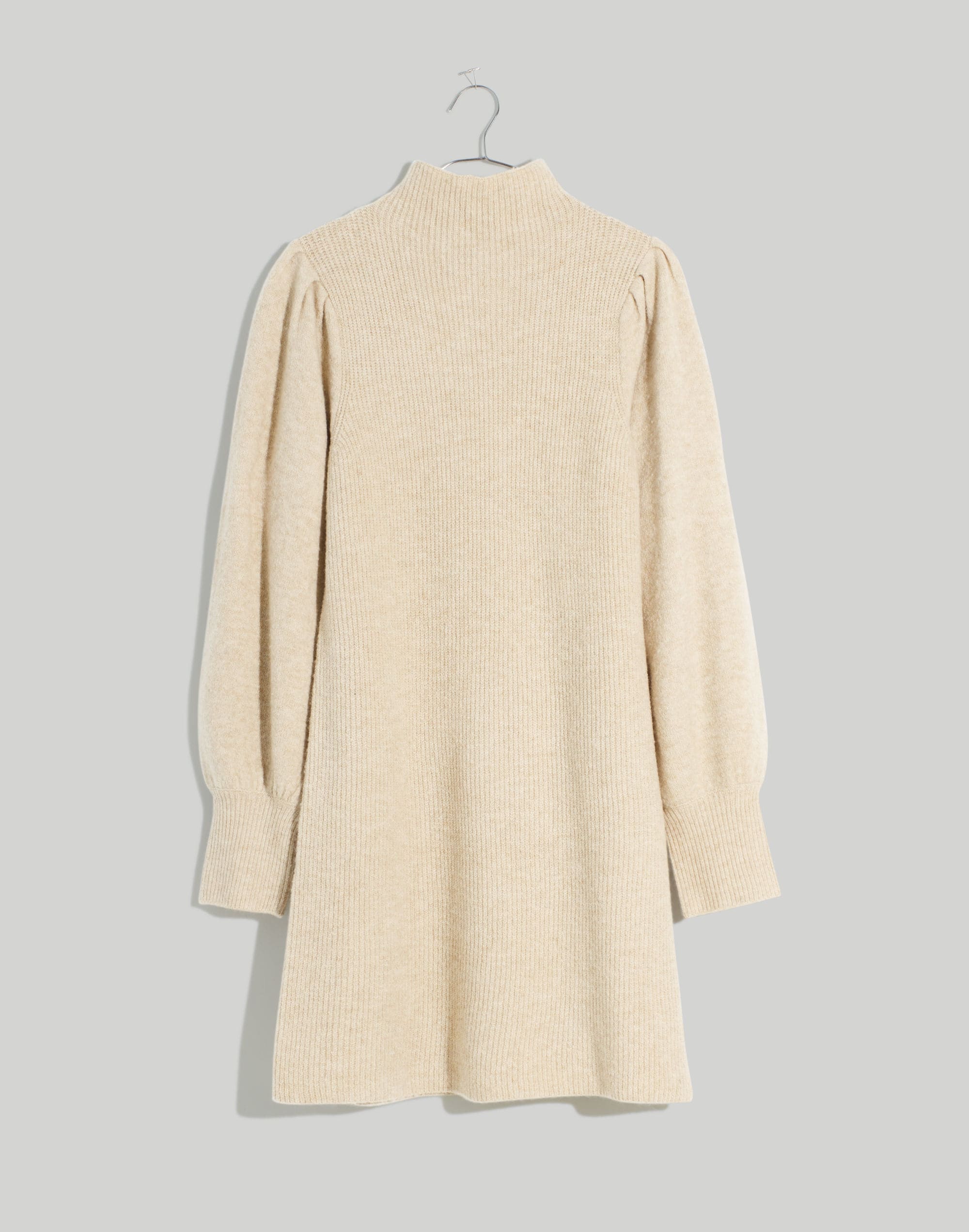 Wool-Blend Turtleneck Midi Dress