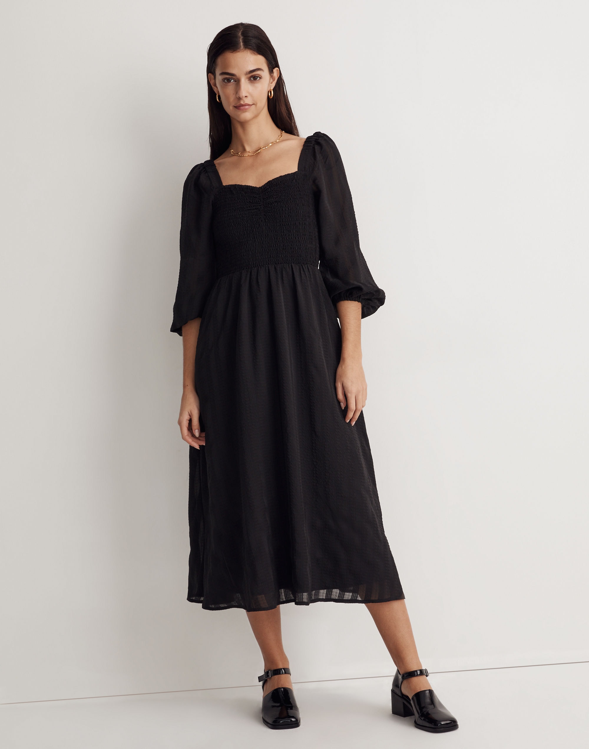 lucie sweetheart midi dress