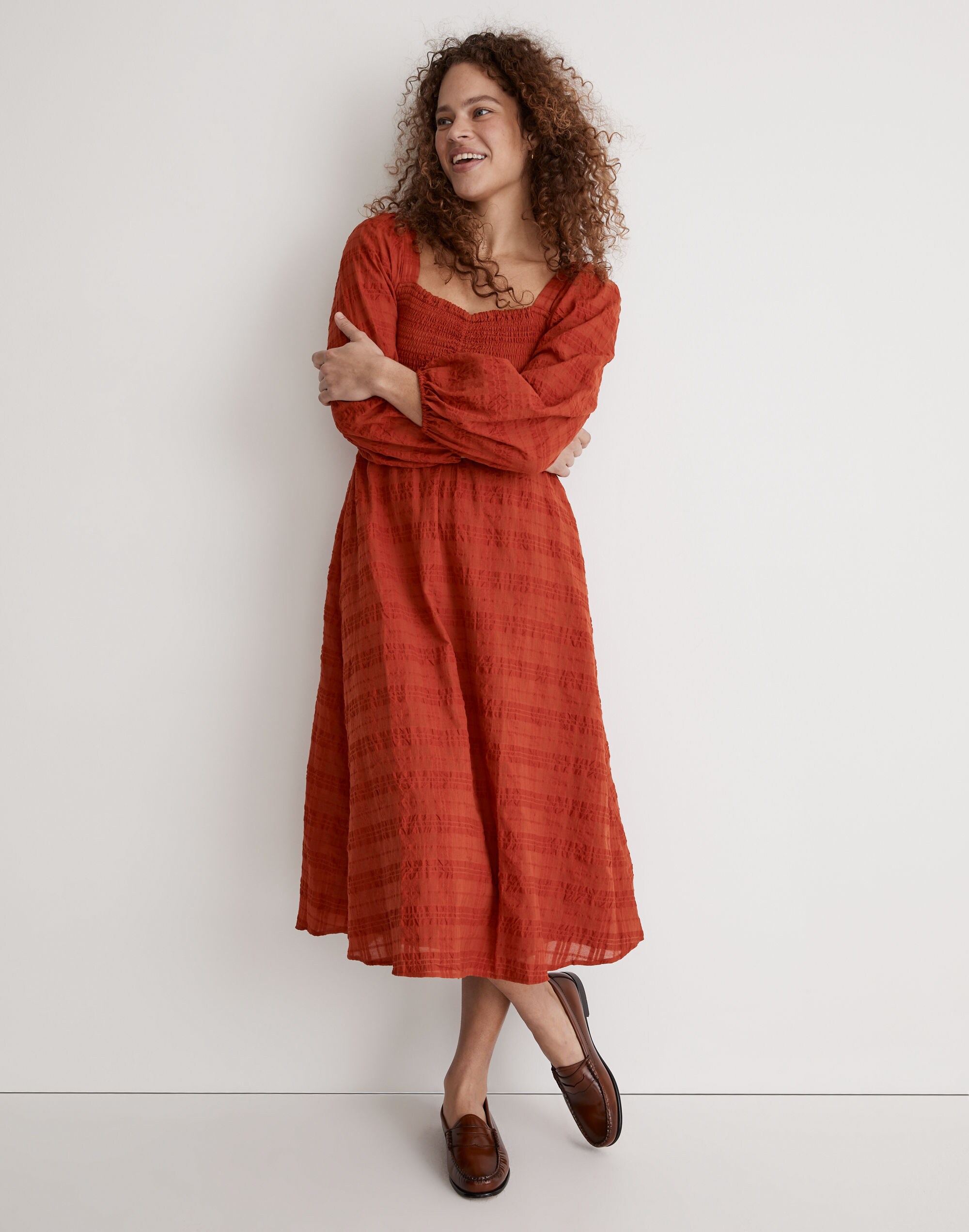 lucie sweetheart midi dress