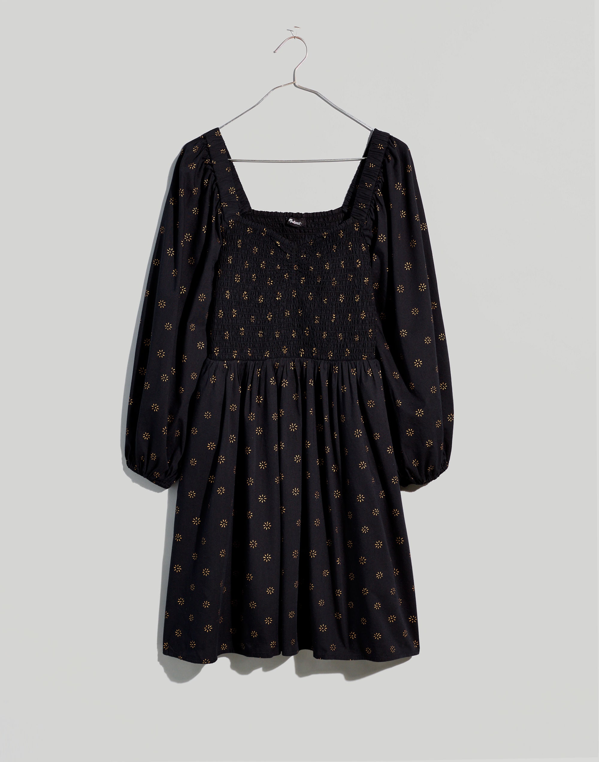 Lucie Sweetheart Midi Dress in Dot Daisies