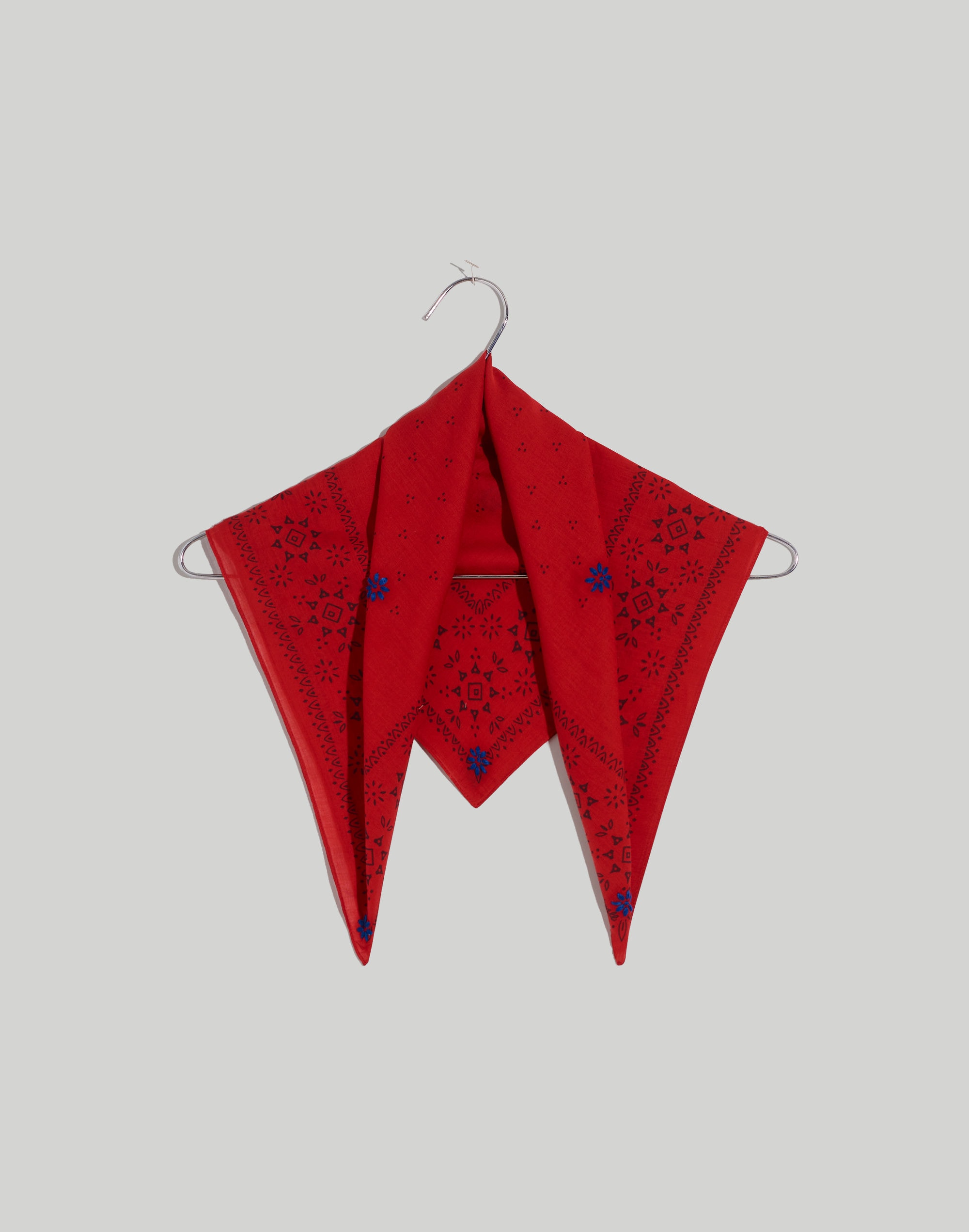 Organic Cotton Bandana in Snowflake