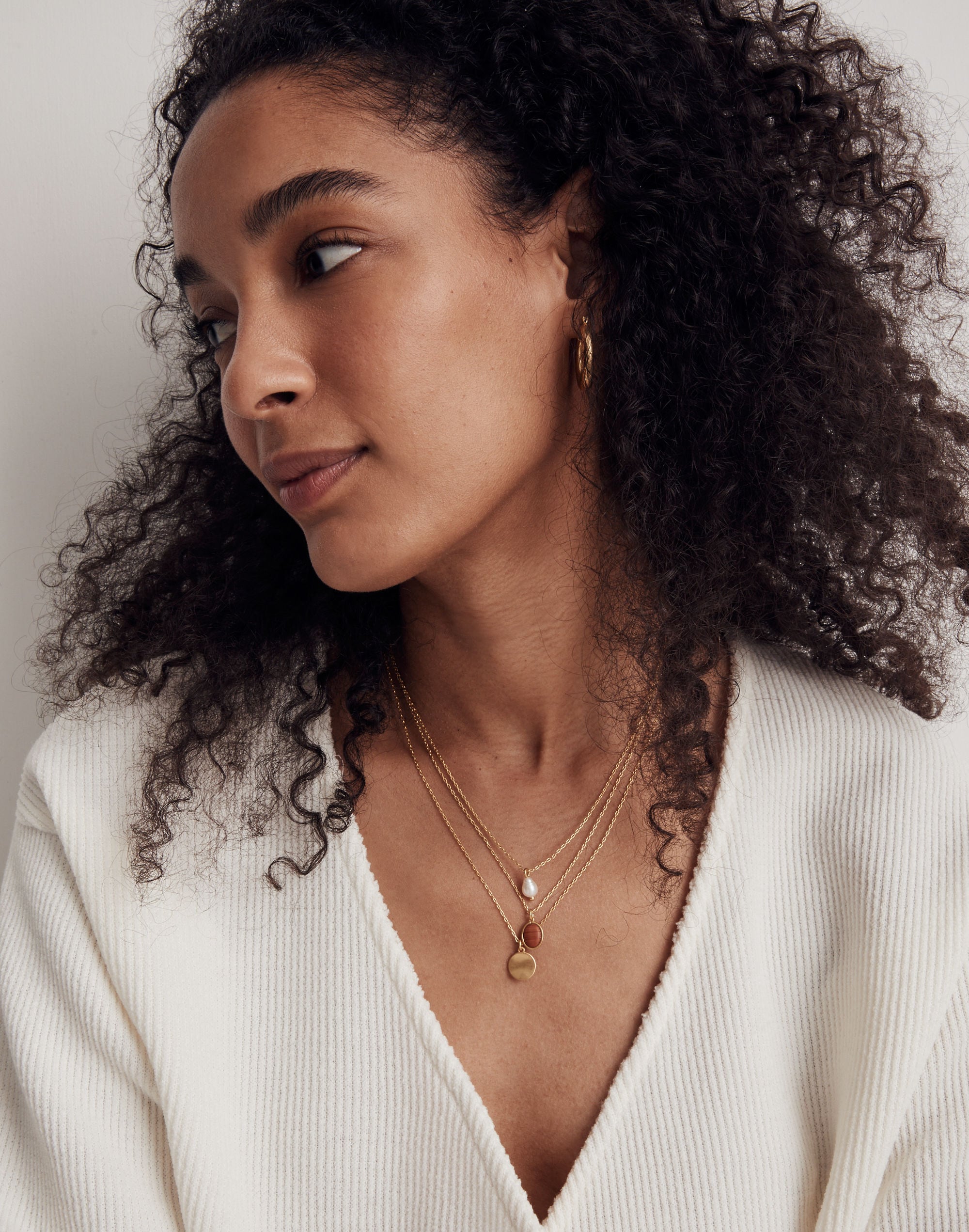 Stone Collection Malachite and Freshwater Pearl Necklace Set