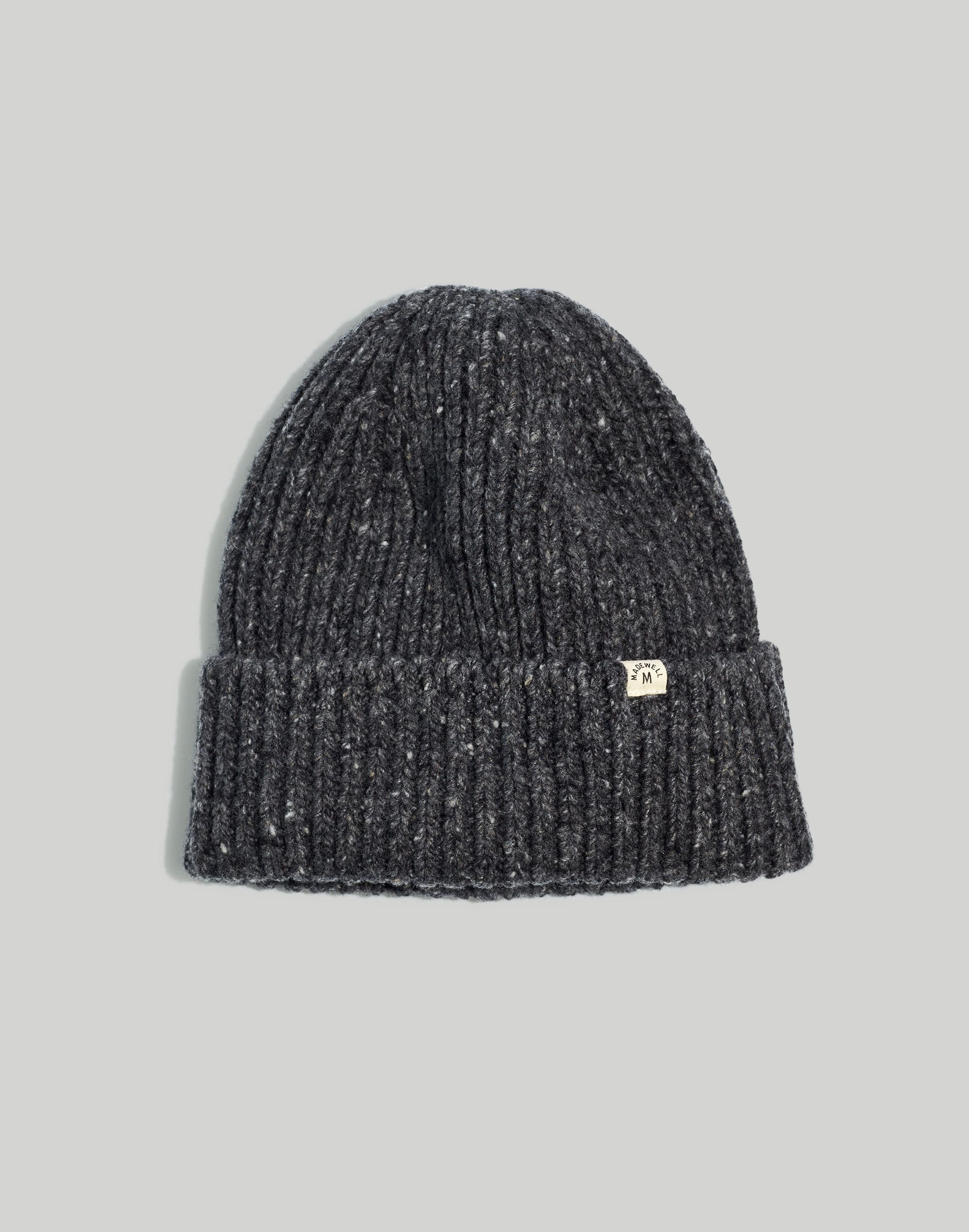 Ribbed Wool Beanie