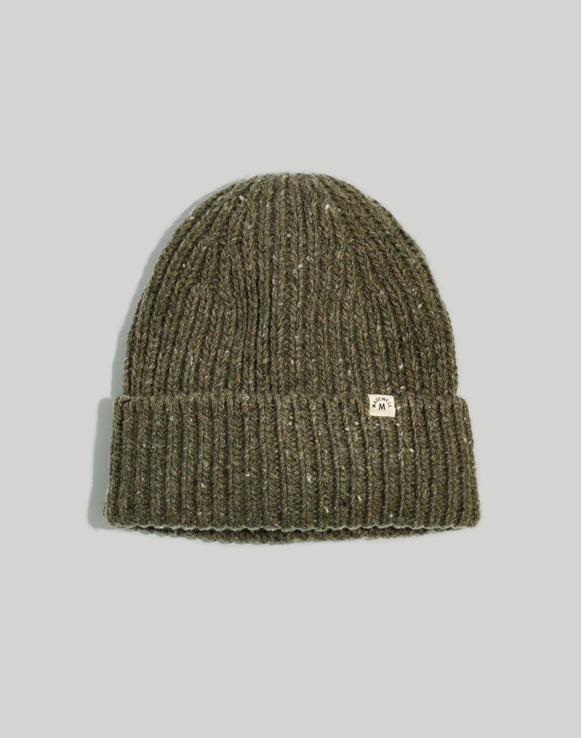 Ribbed Wool Beanie