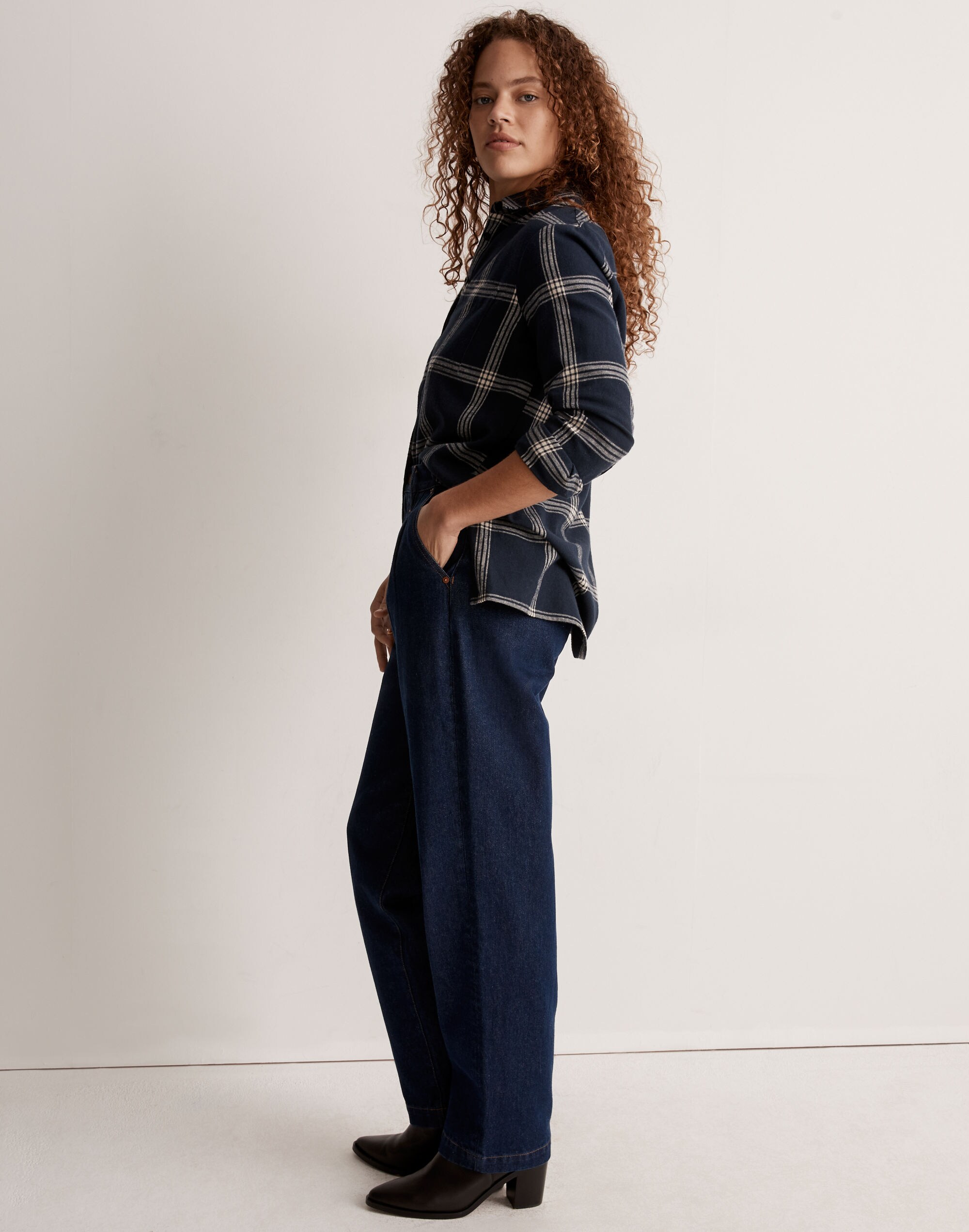 Oversized Ex-Boyfriend Shirt in Plaid