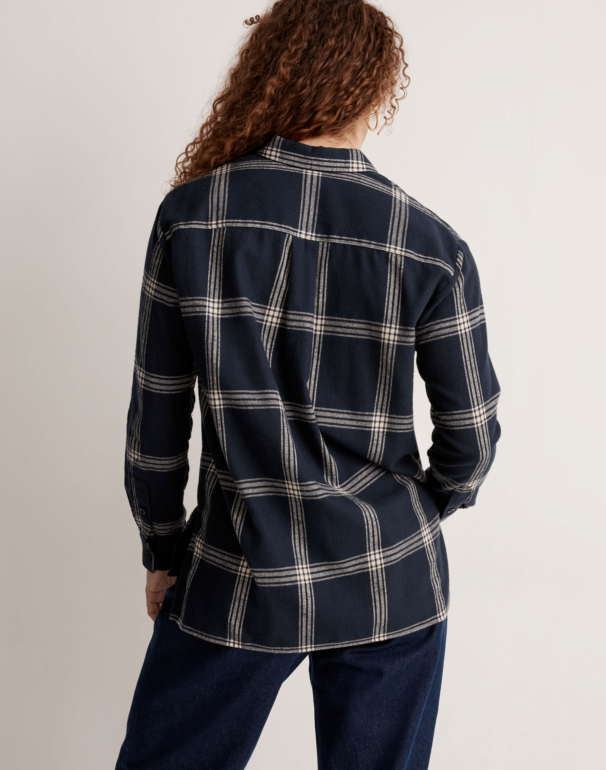 Oversized Ex-Boyfriend Shirt in Plaid