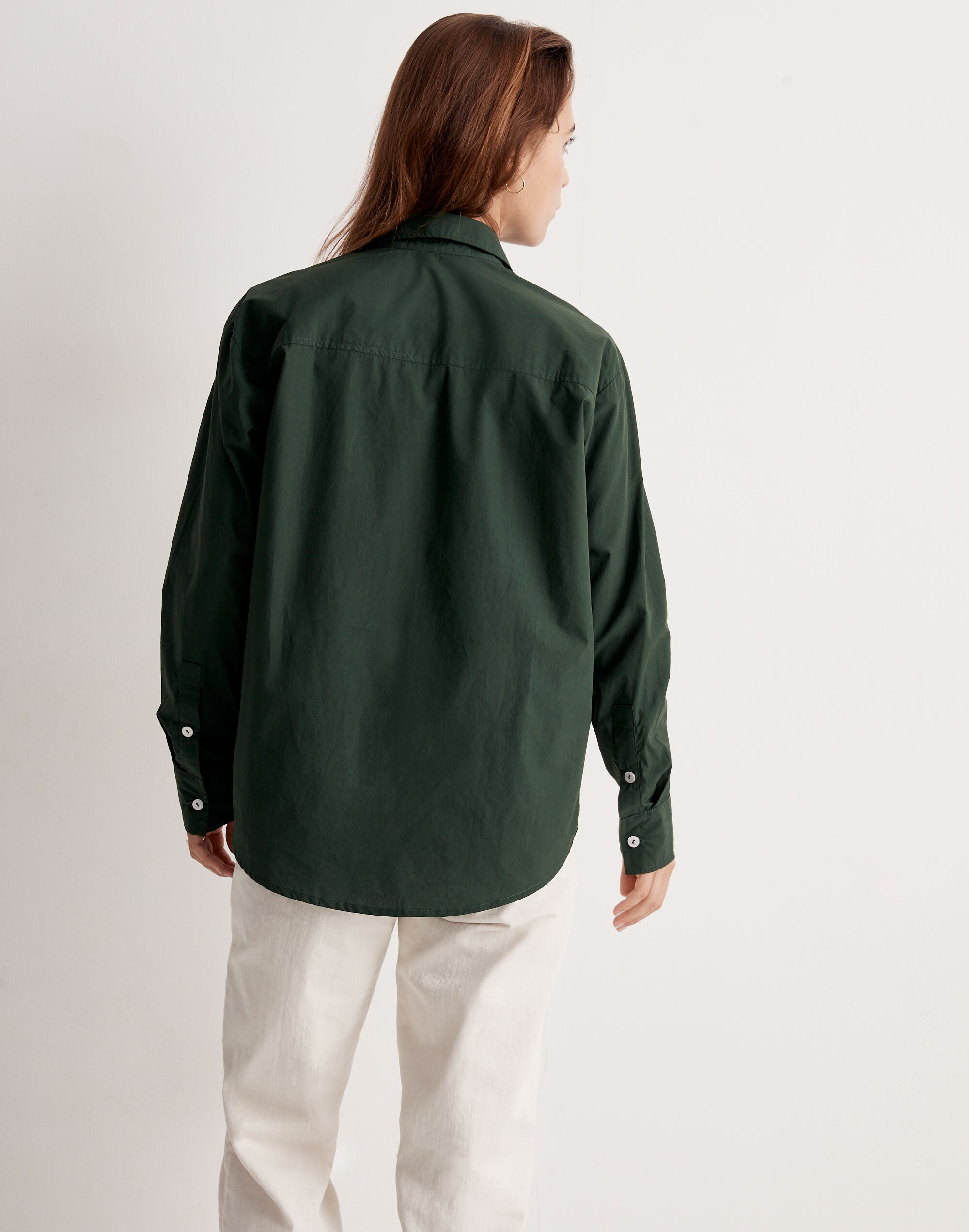 Madewell x Donni Poplin Button-Down Shirt