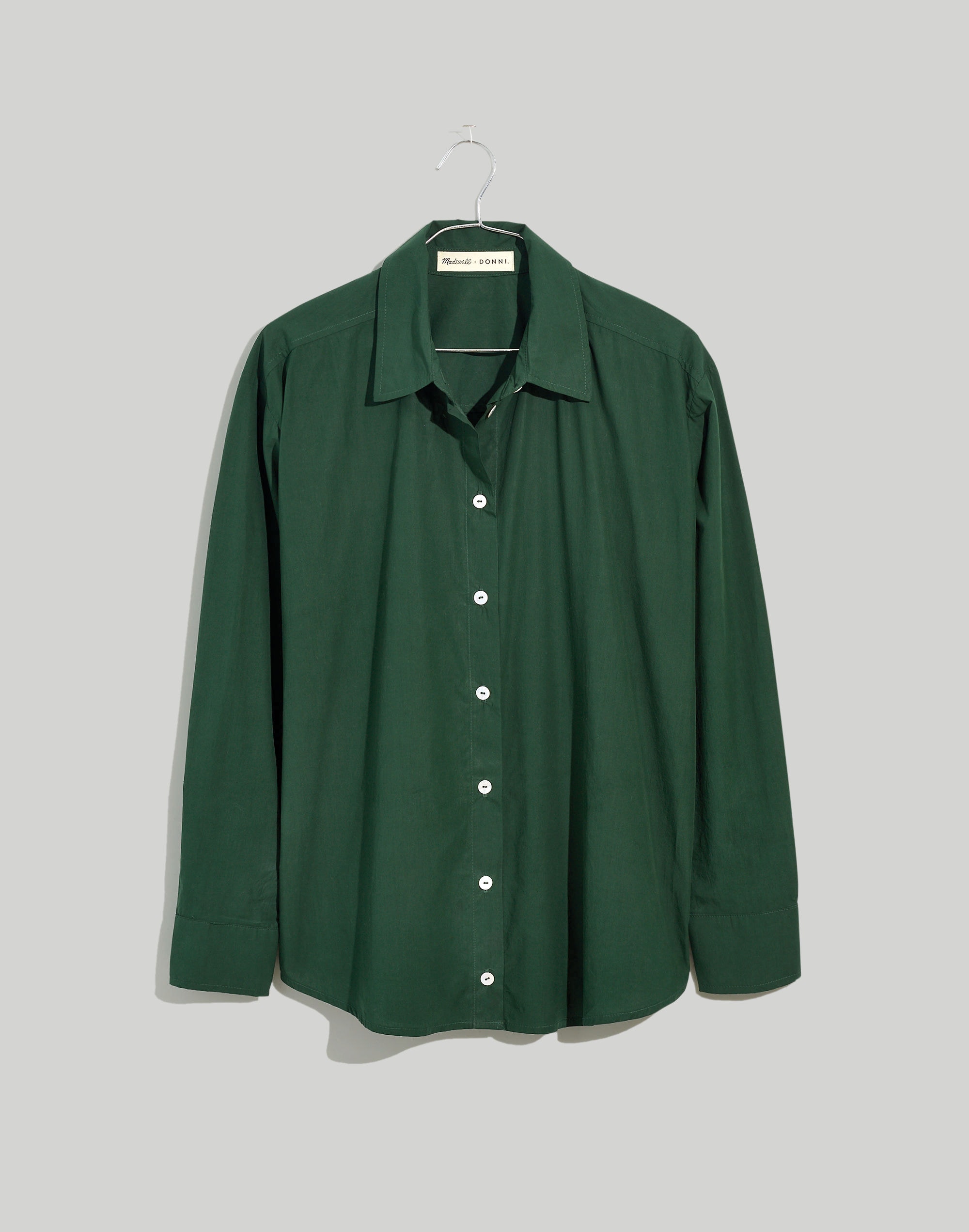 Madewell x Donni Poplin Button-Down Shirt