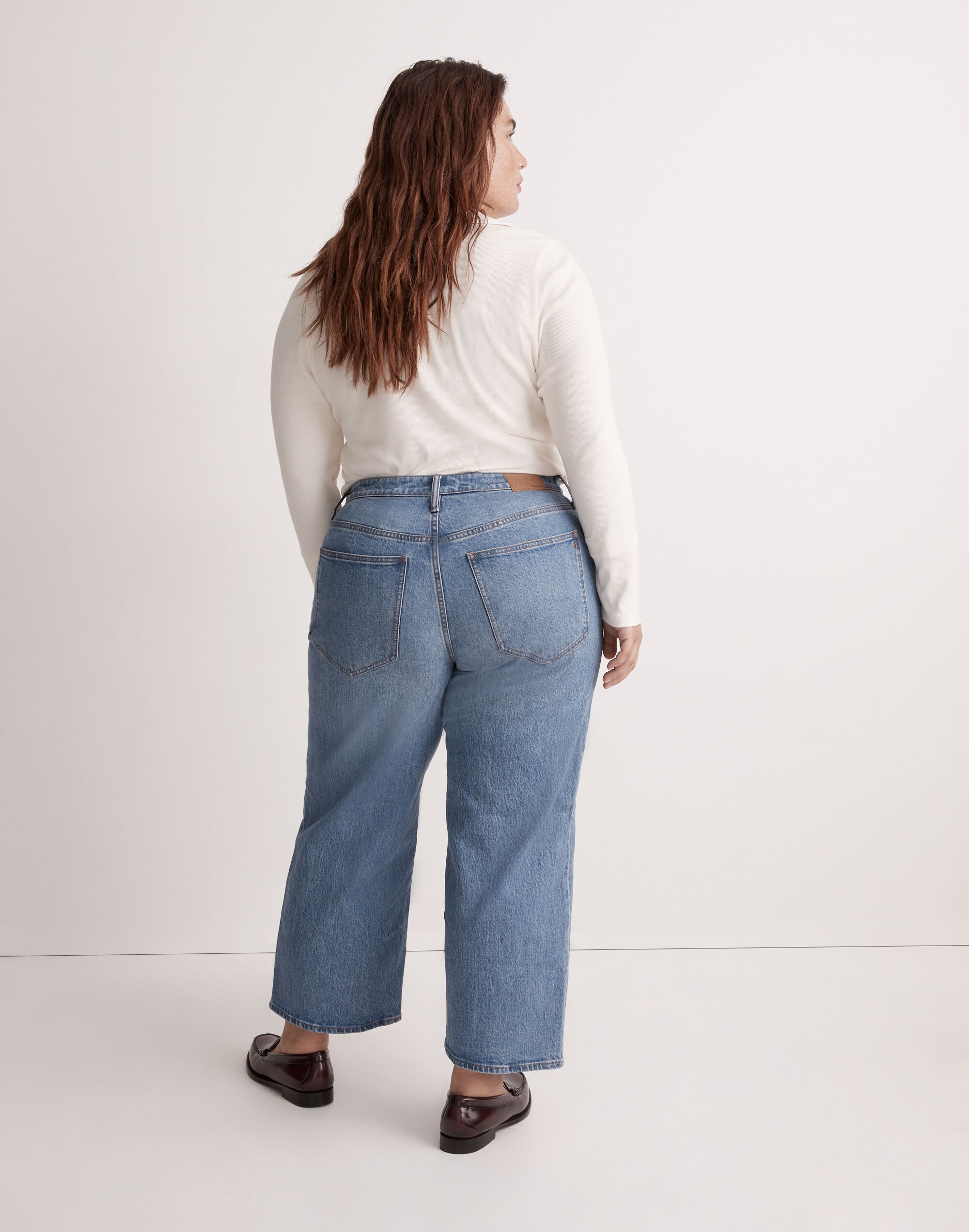 The Plus Perfect Vintage Wide-Leg Jean in Knoxville Wash