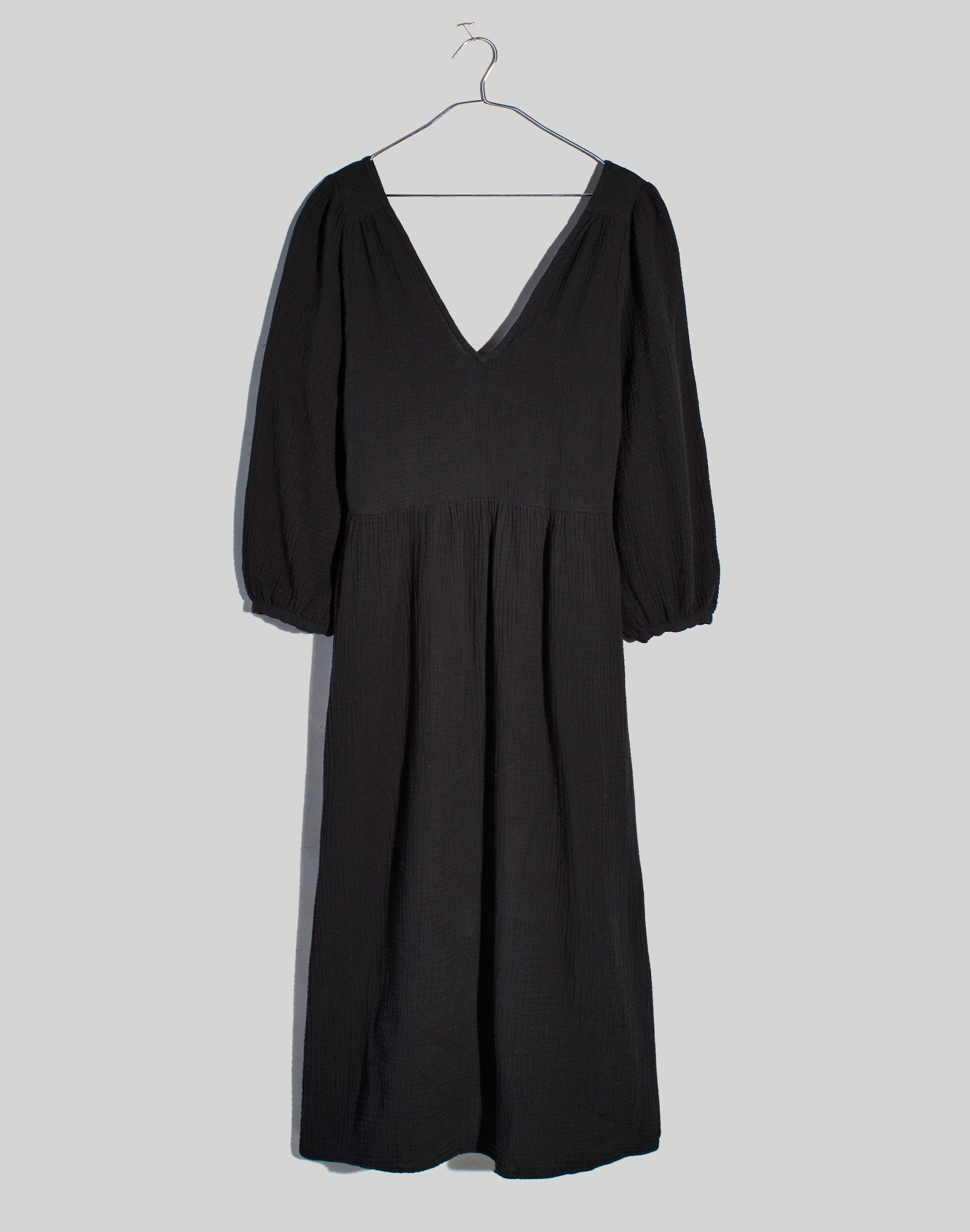 Plus Lightspun V-Neck Midi Dress