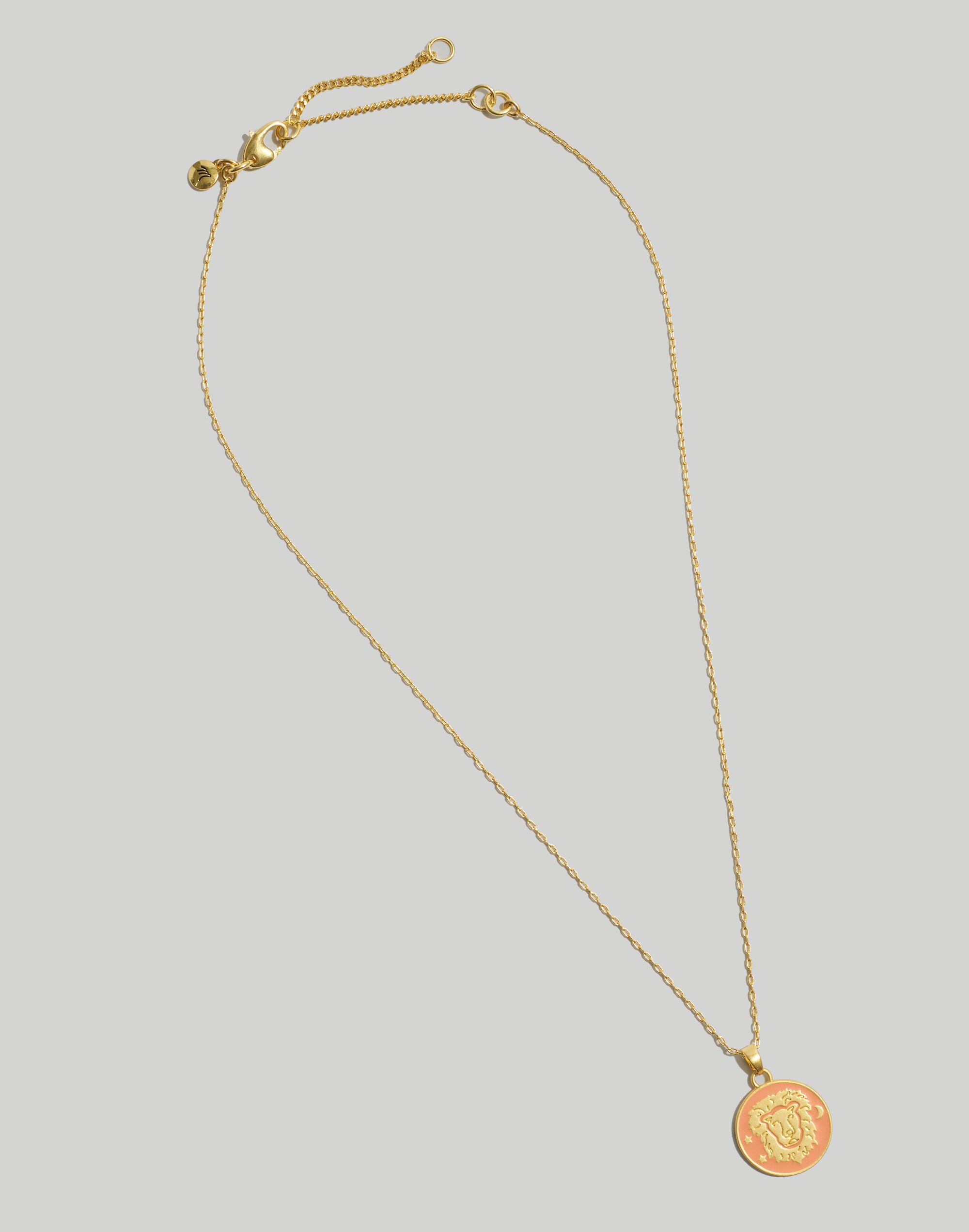 Zodiac Pendant Necklace